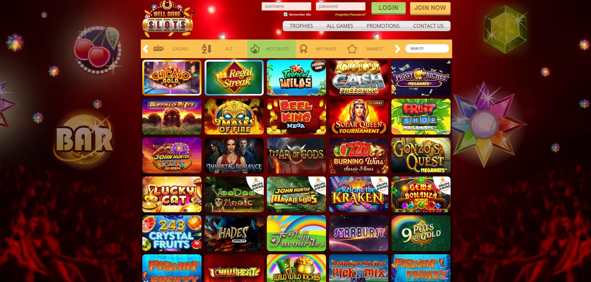 Well Done Slots Casino Games