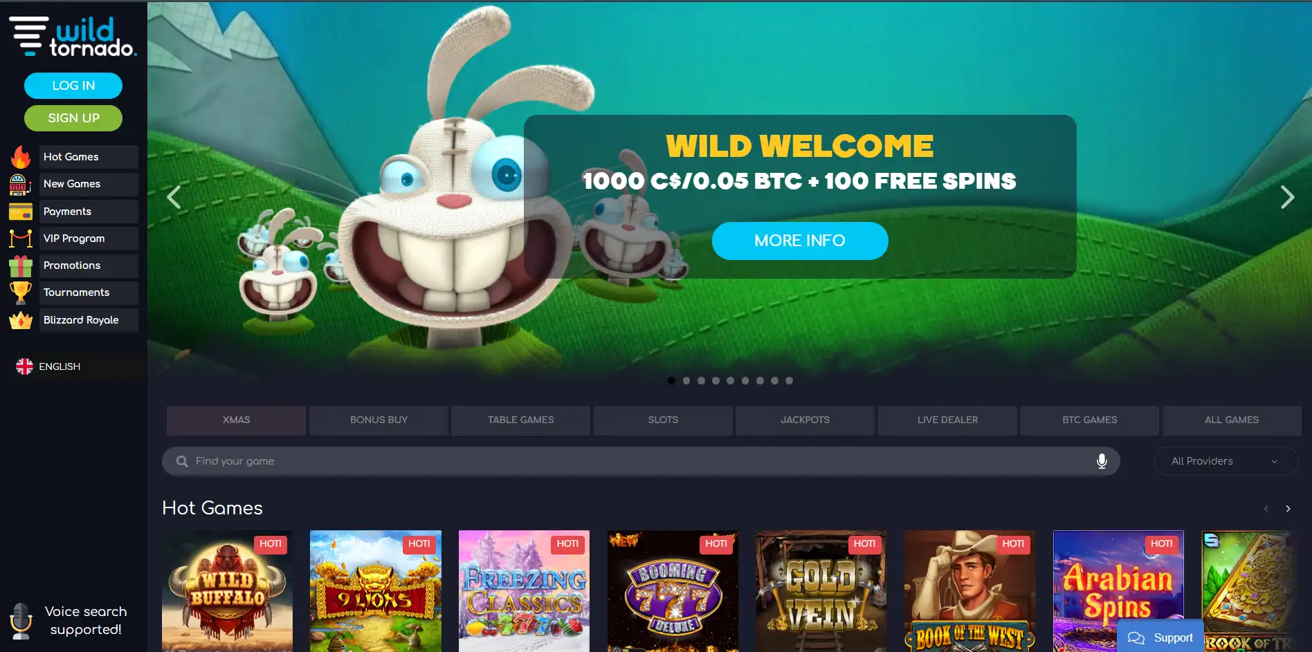 WildTornado Casino Review
