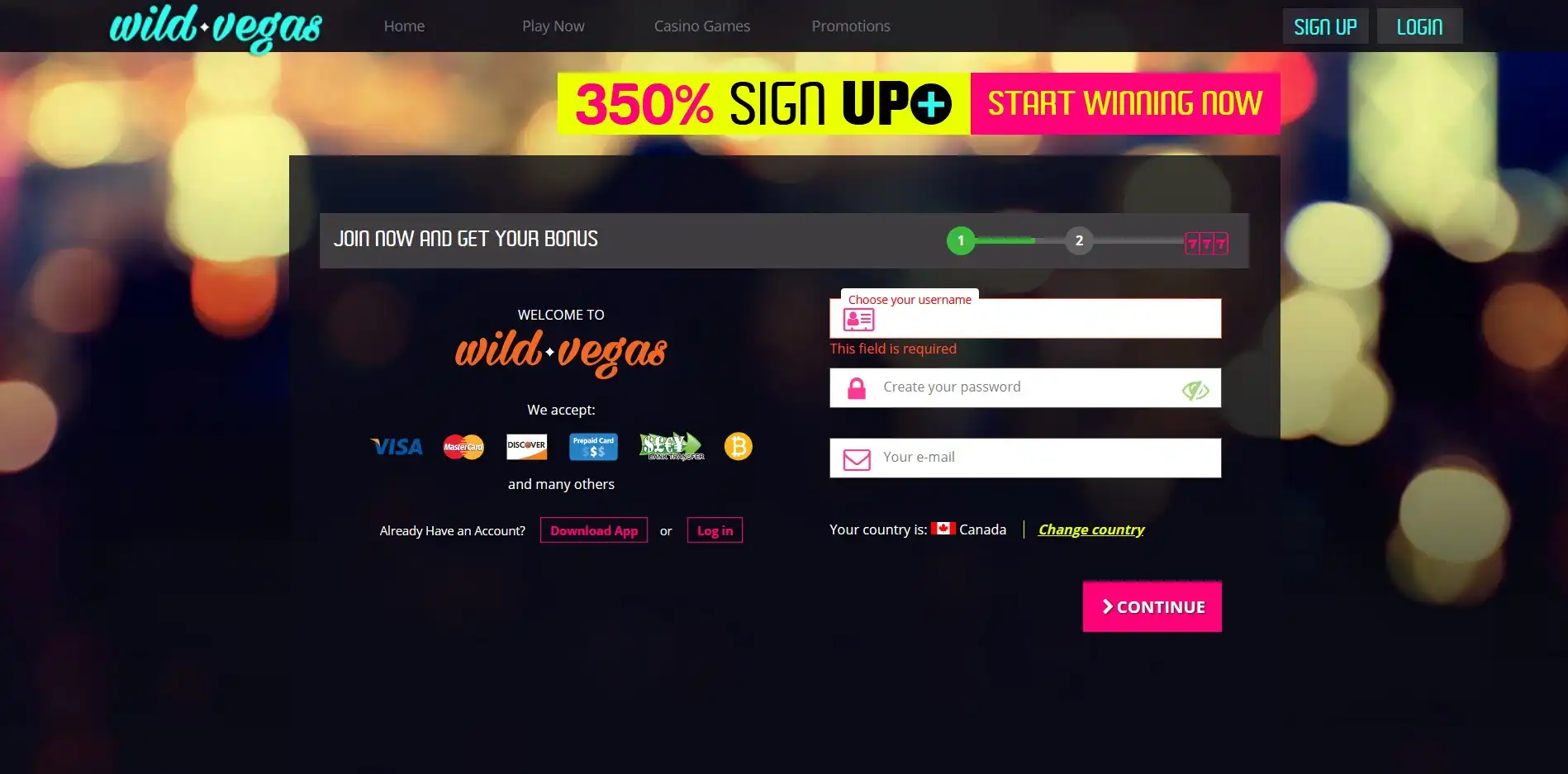 Wild Vegas Casino App