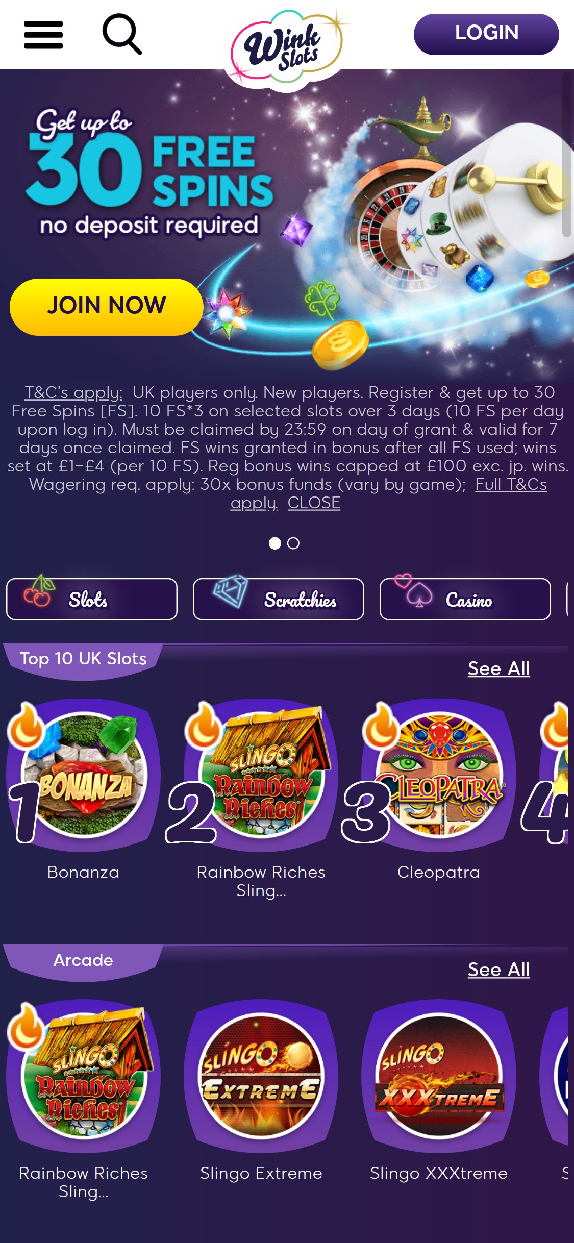 Wink Slots Casino Mobile Review