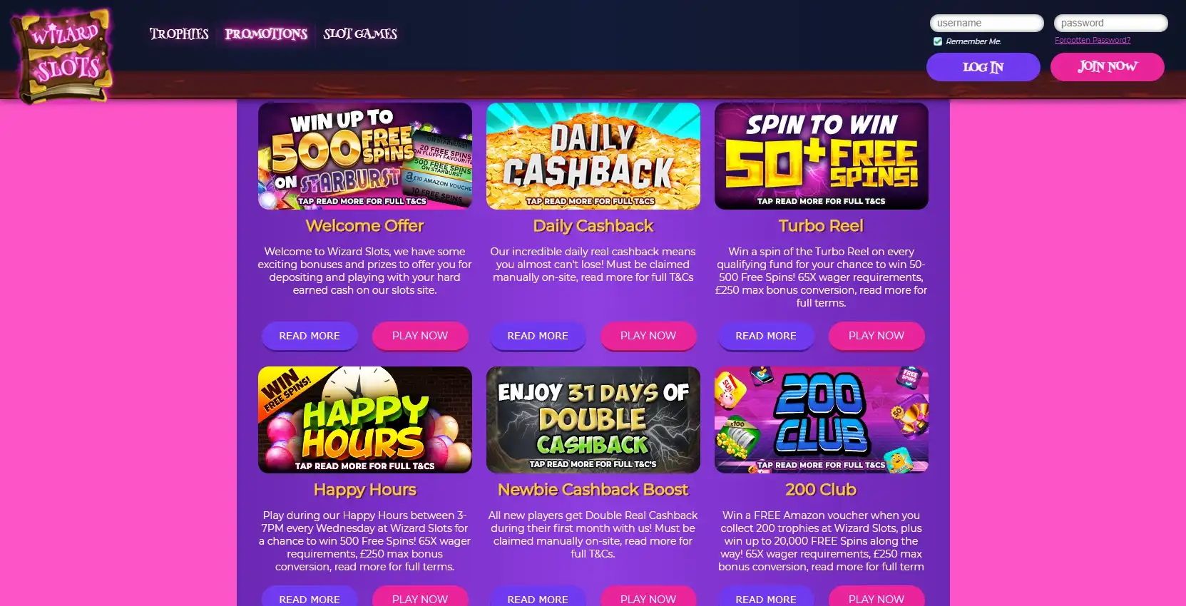 Wizard Slots Casino No Deposit Bonus