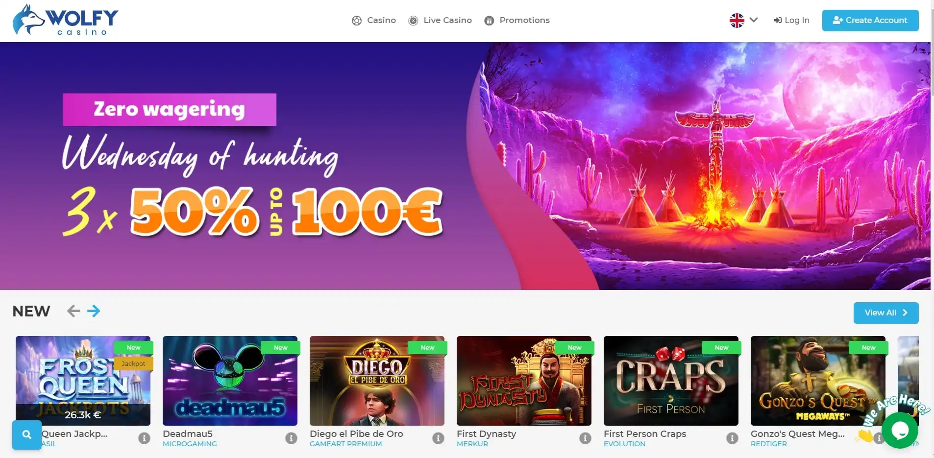 Wolfy Casino Review