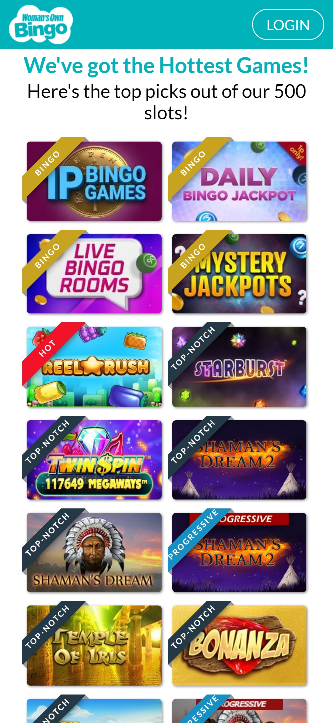 Woman's Own Bingo Casino Mobile Games Review