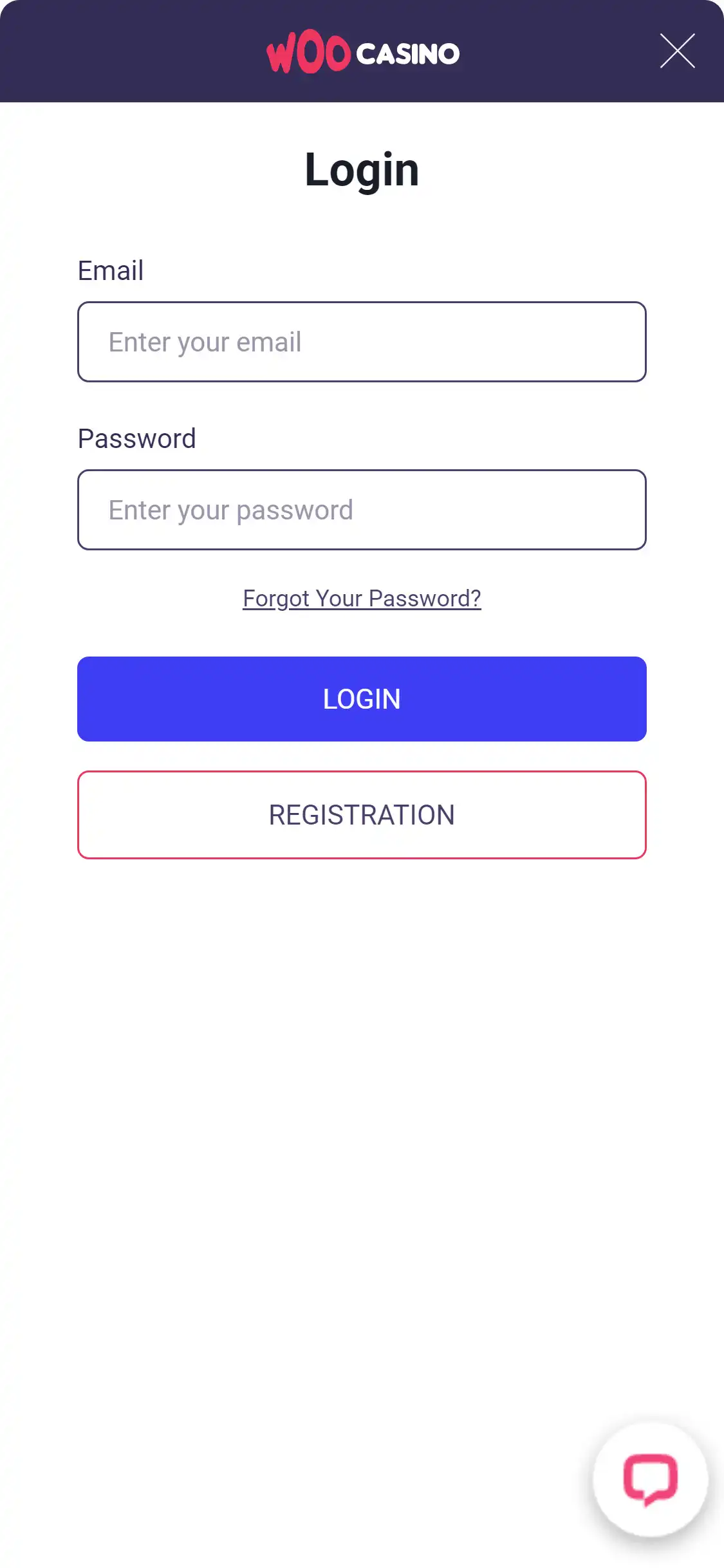 Woo Casino Mobile Login