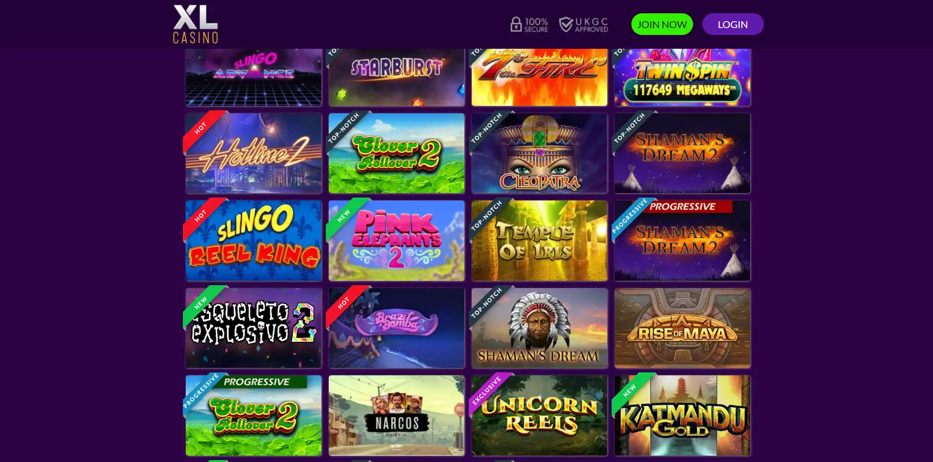 XL Casino Games