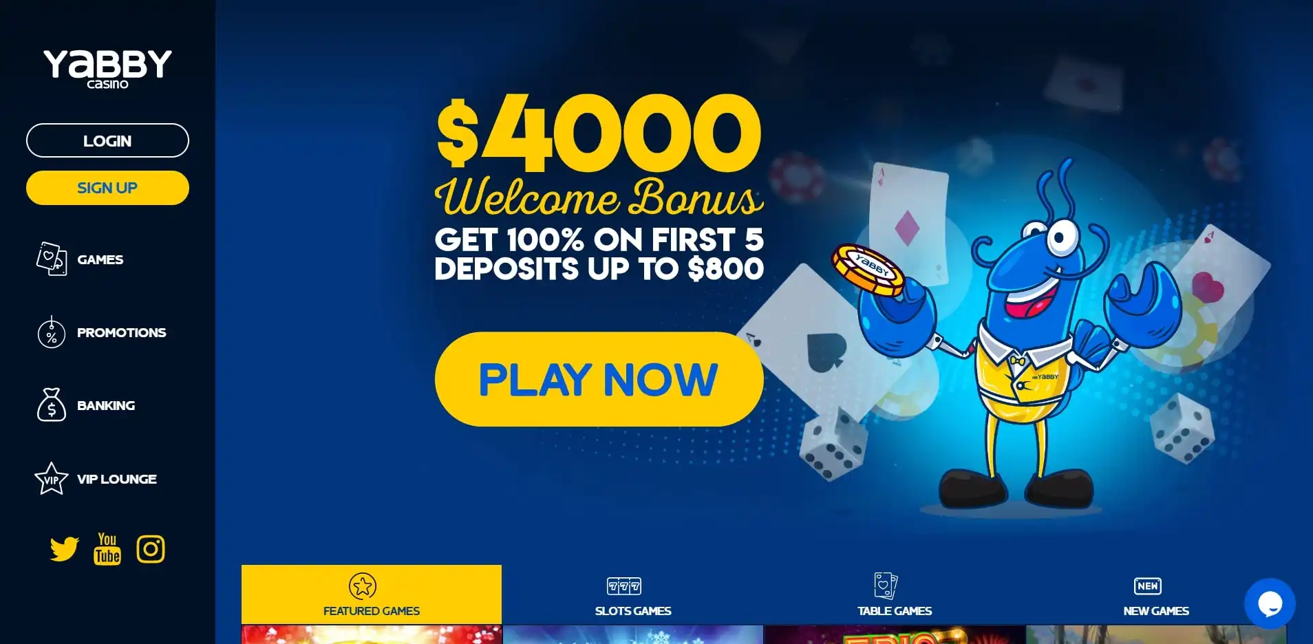 Yabby Casino Review