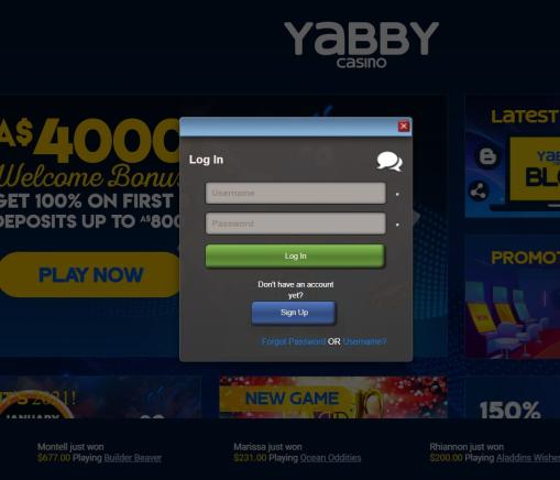 yabby casino online