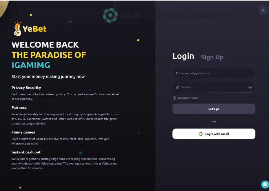 YeBet Casino Review