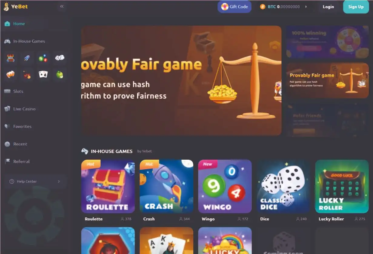 YeBet Casino Review