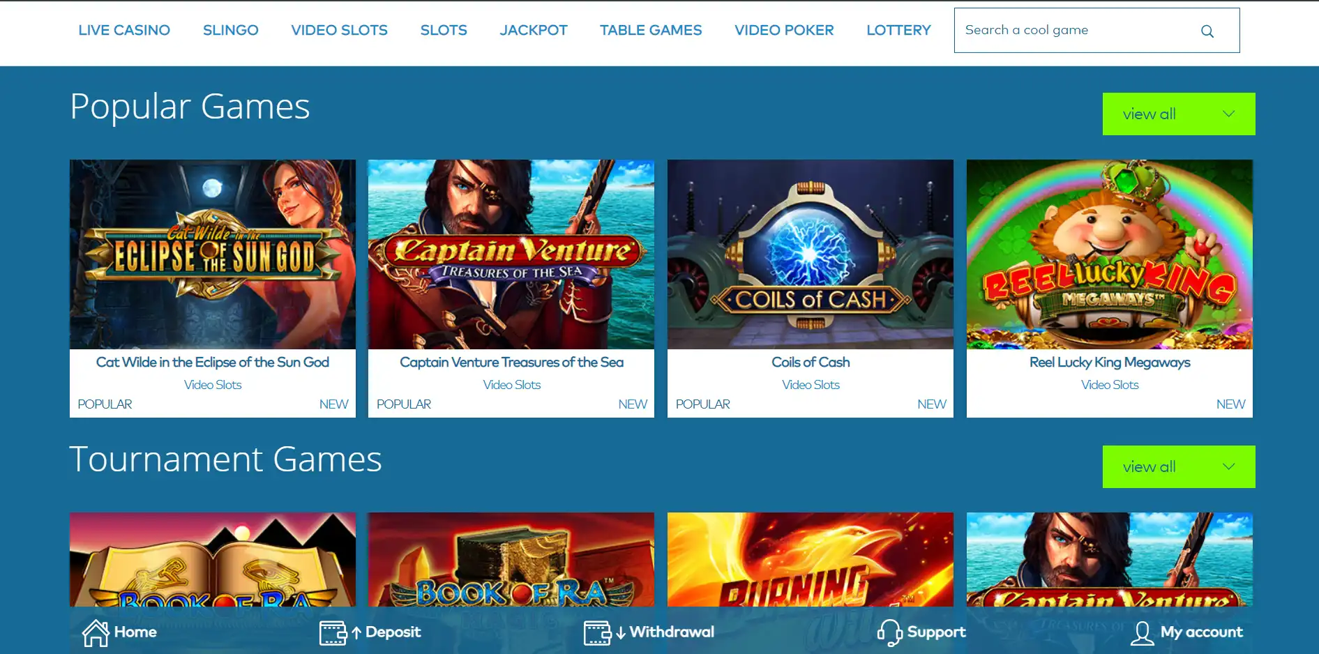 Yeti Casino Games