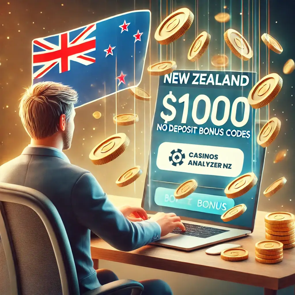 New Zealand player receiving 00 No Deposit Bonus Codes