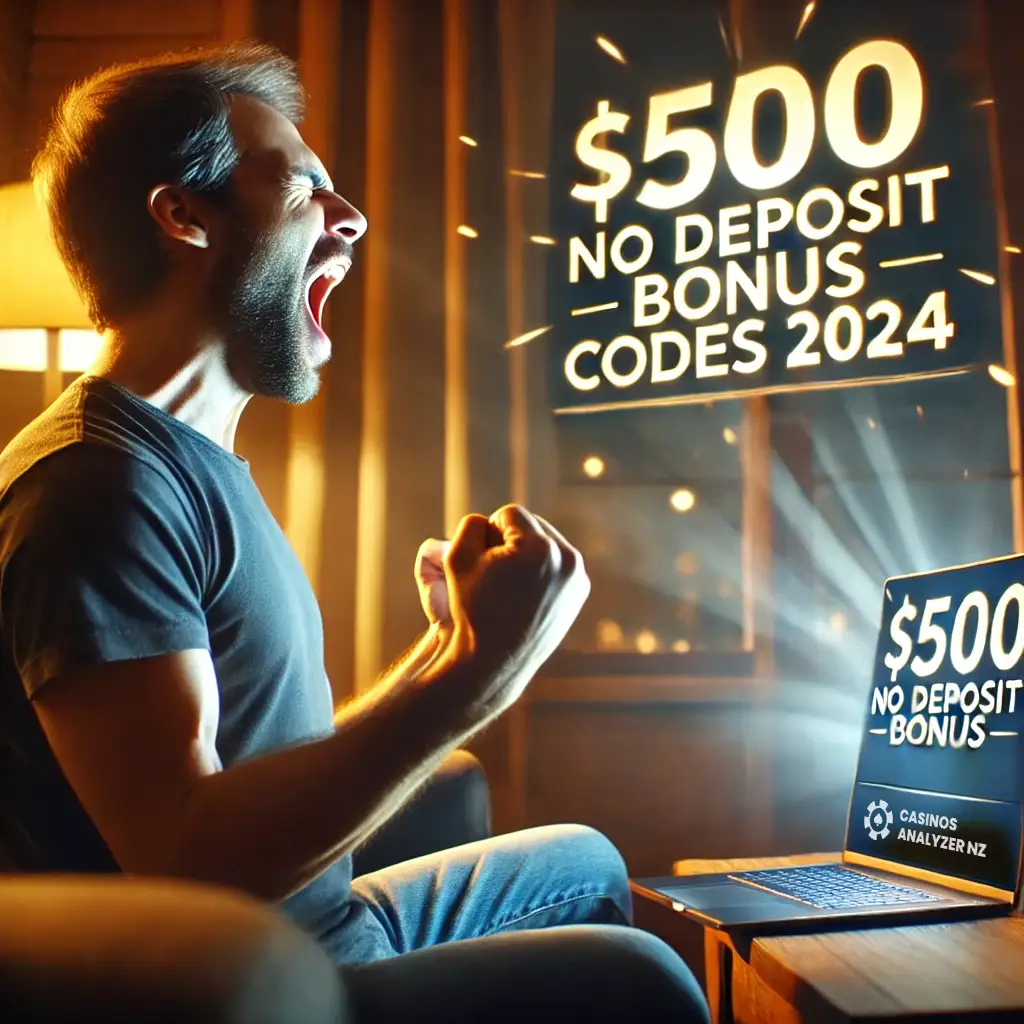 player celebrating with 0 No Deposit Bonus Codes 2024 Real Money voucher
