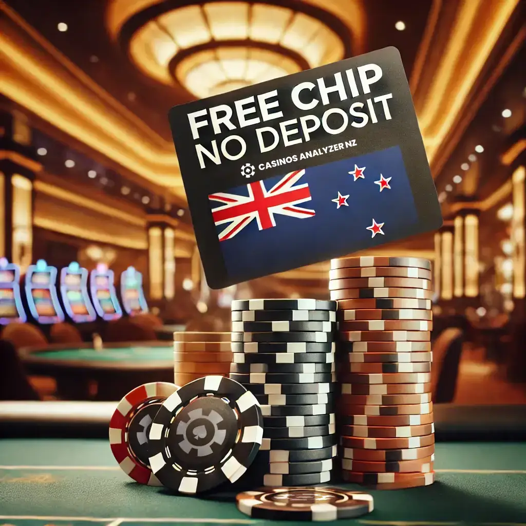 Free Chip No Deposit voucher on chips in NZ casino.