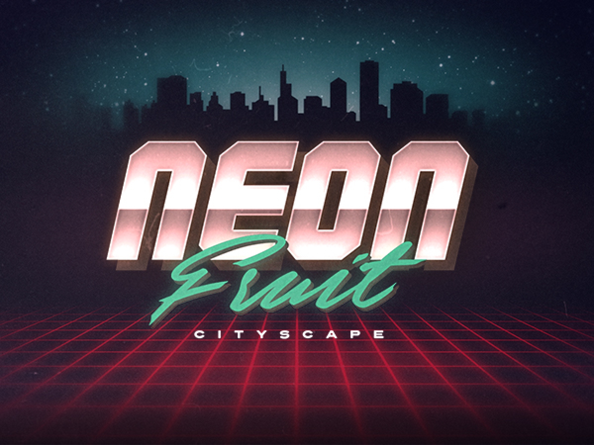 The Neon Fruit Cityscape Online Slot Demo Game by 1x2 Gaming