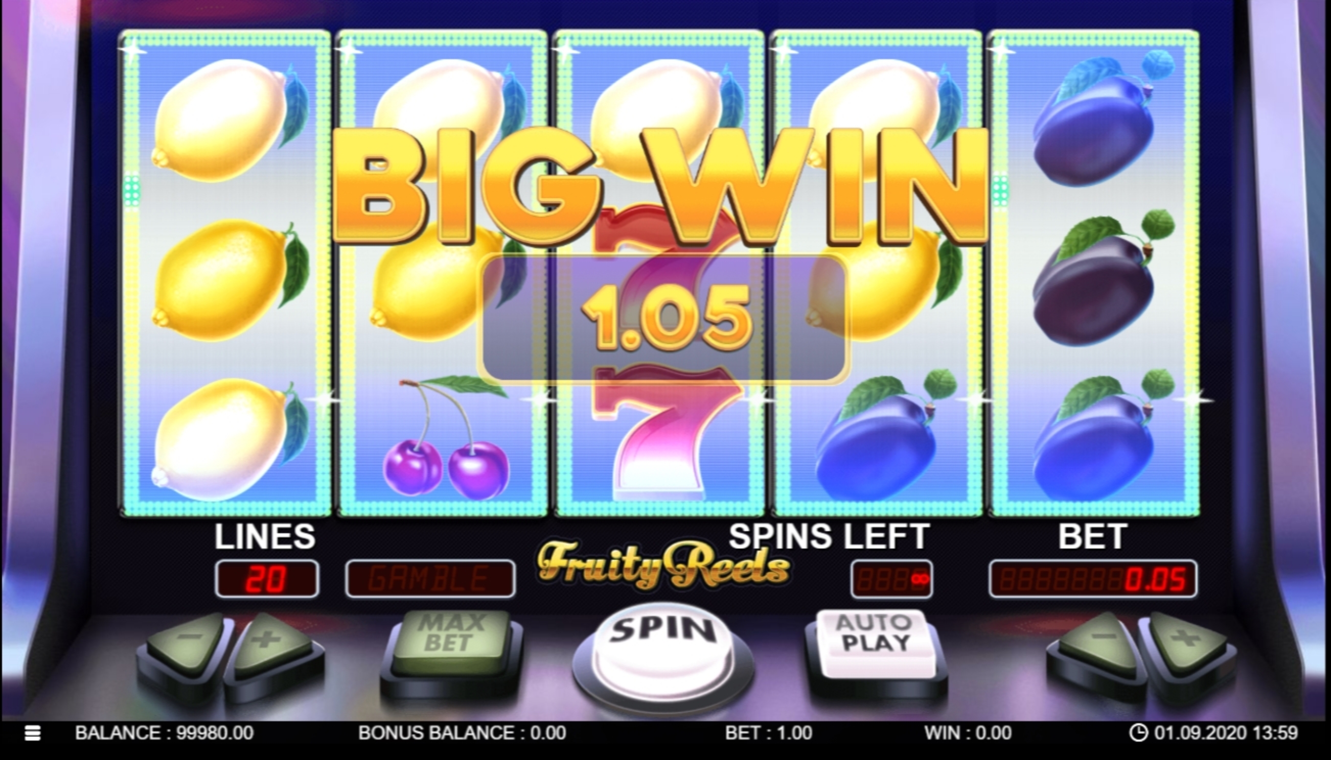 Win Money in Fruity Reels Free Slot Game by 7mojos