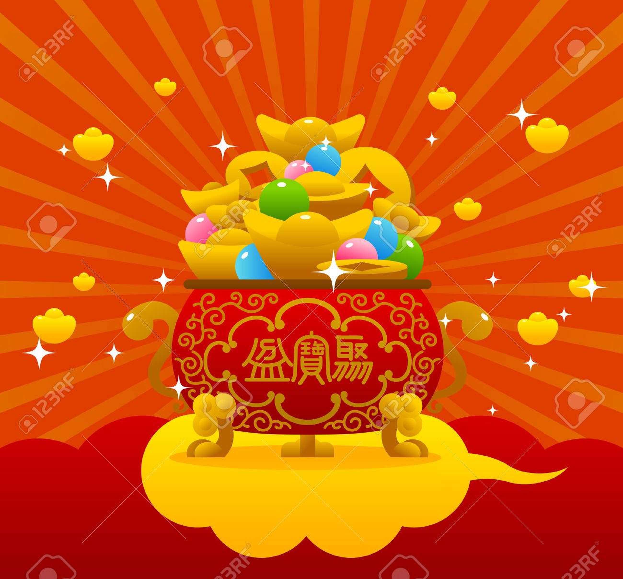 The Treasure Bowl of Dragon Jackpot Online Slot Demo Game by CQ9Gaming
