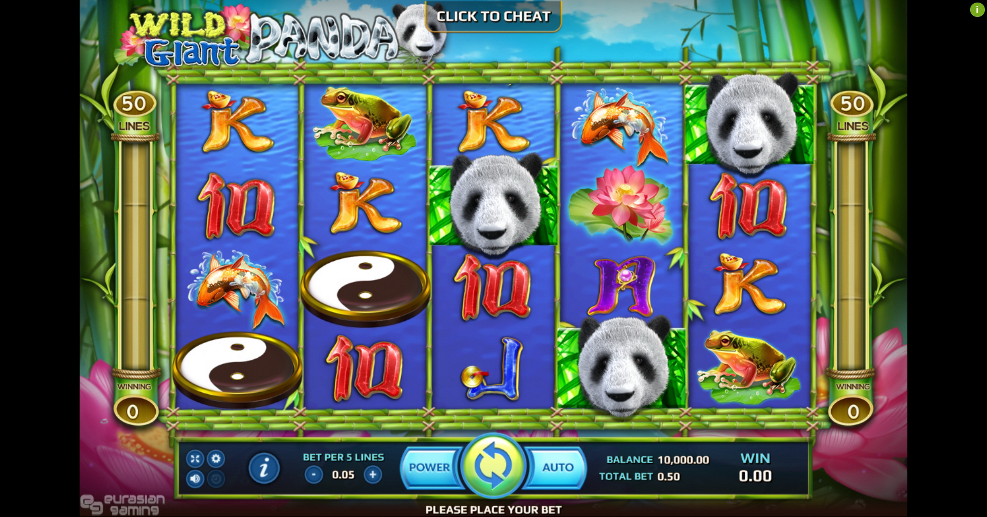 Reels in Wild Giant Panda Slot Game by EAgaming