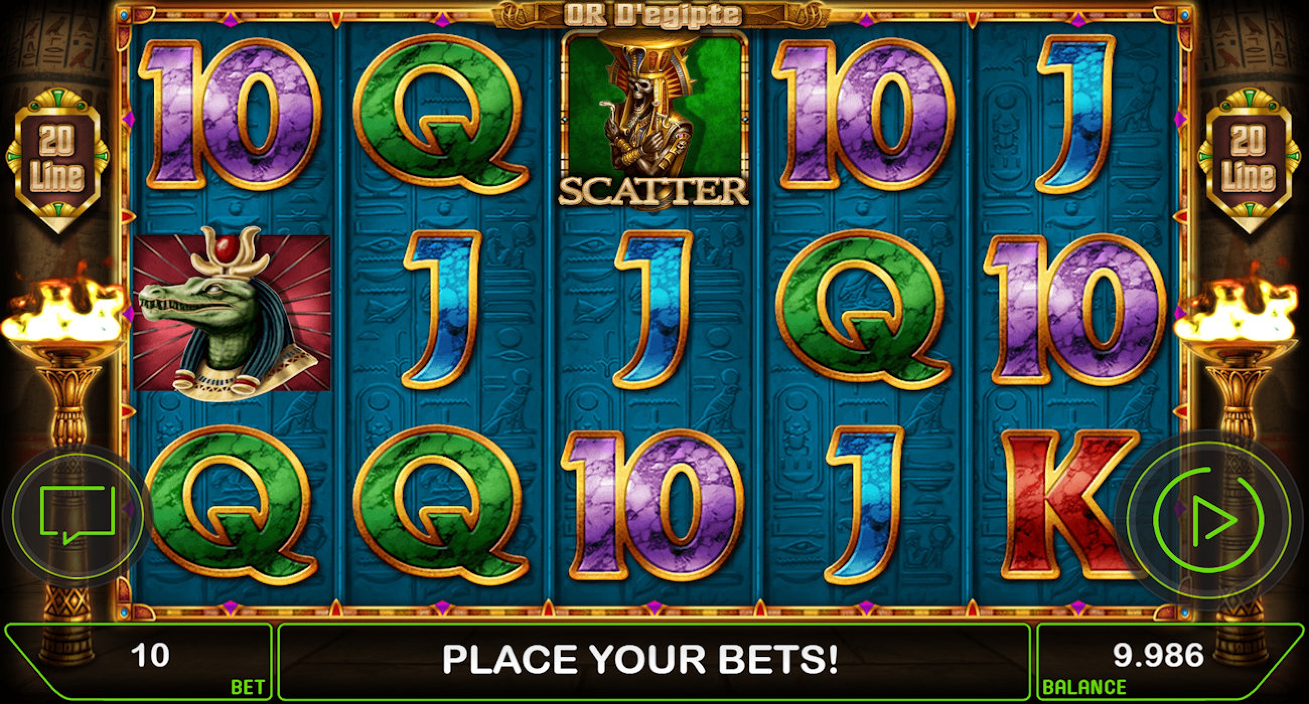 The Or D'egipte Online Slot Demo Game by Fils Game