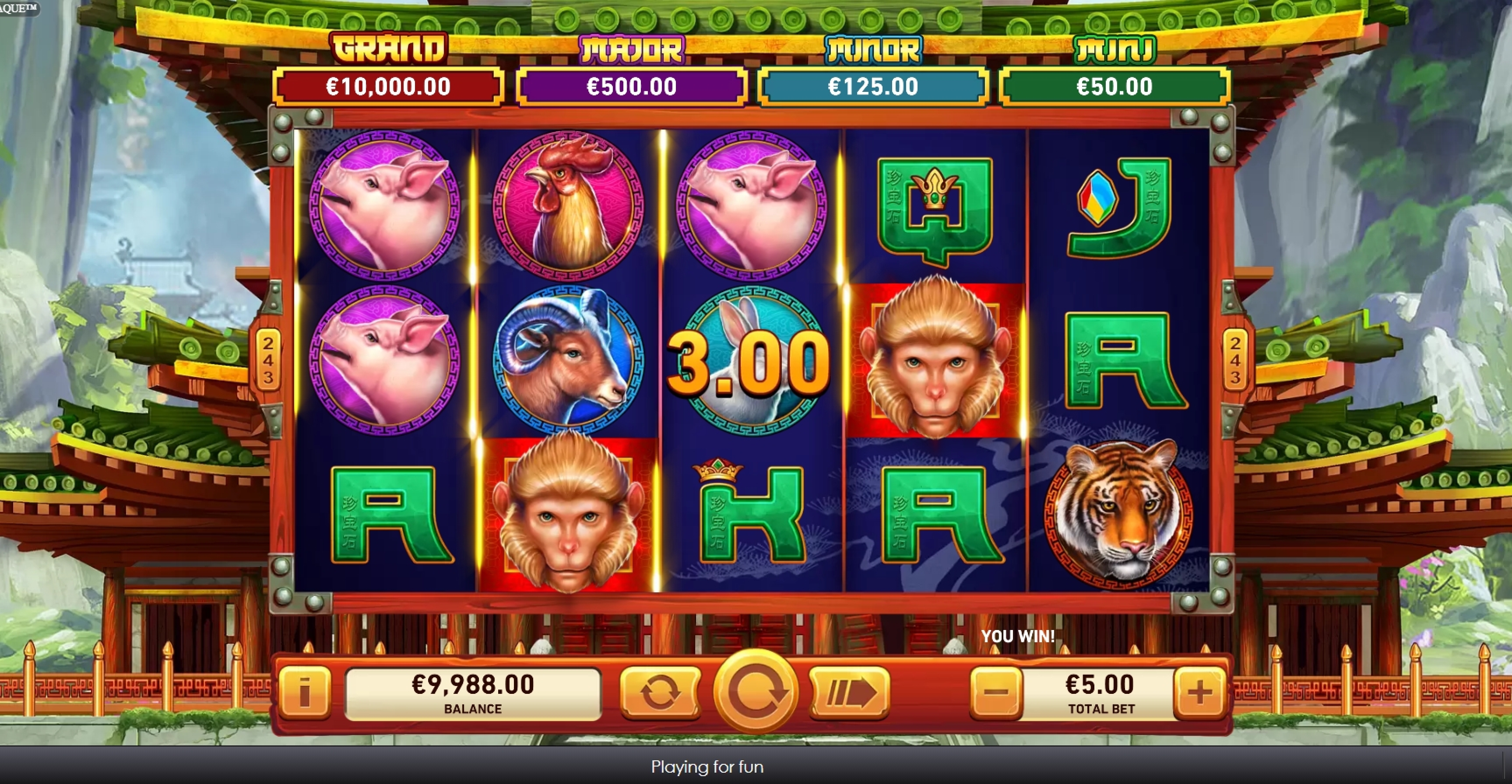 Win Money in Golden Macaque Free Slot Game by Rarestone Gaming