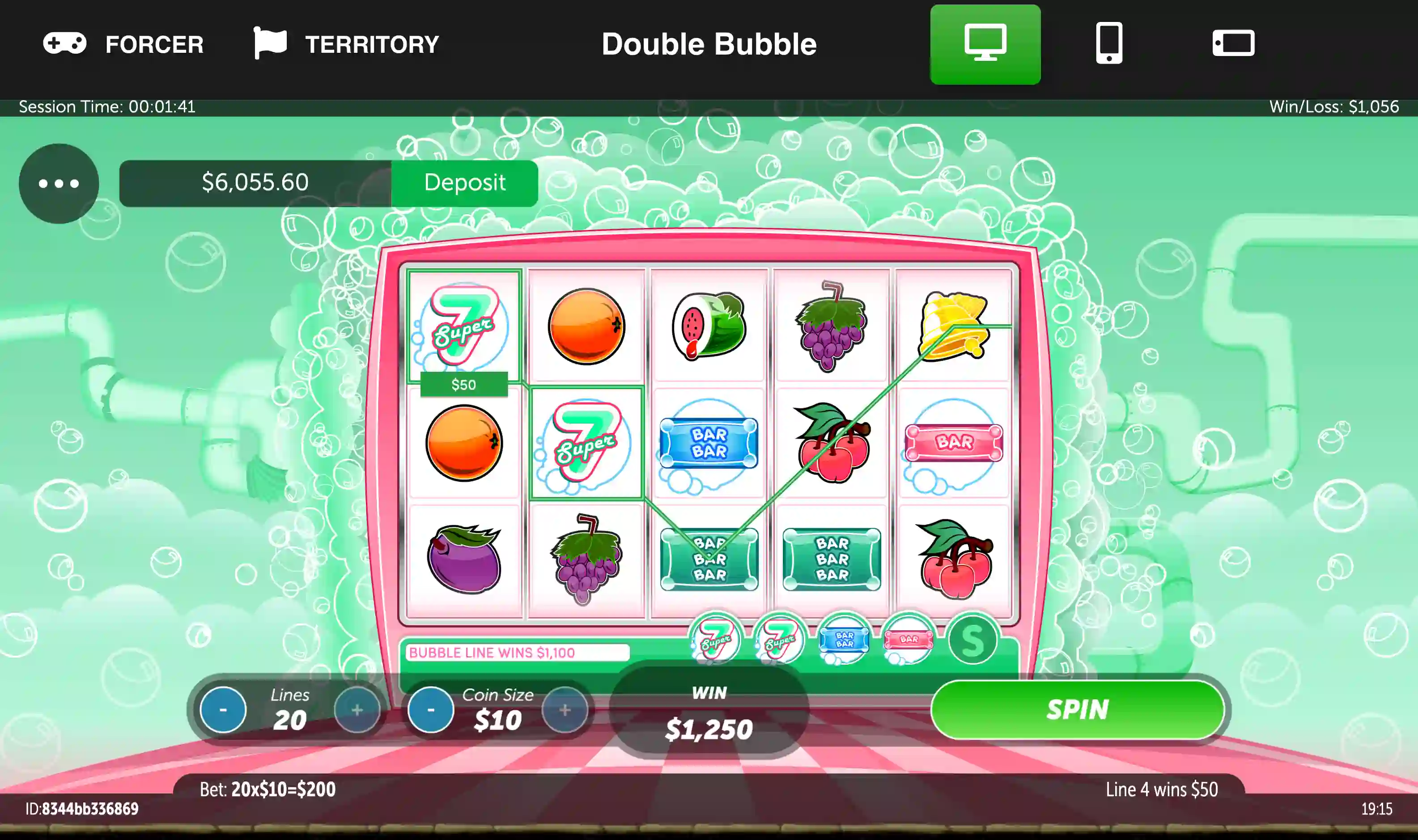 Double Bubble demo