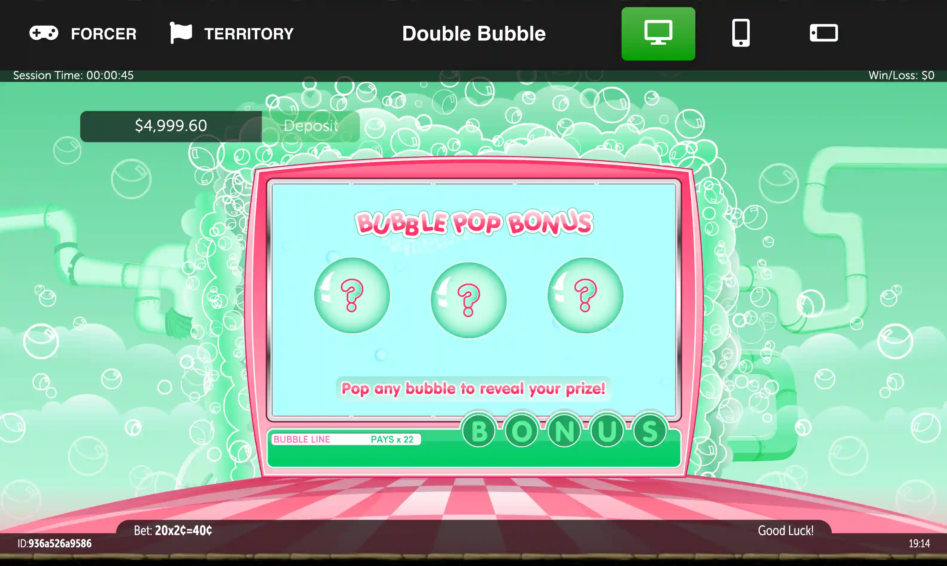 Double Bubble demo