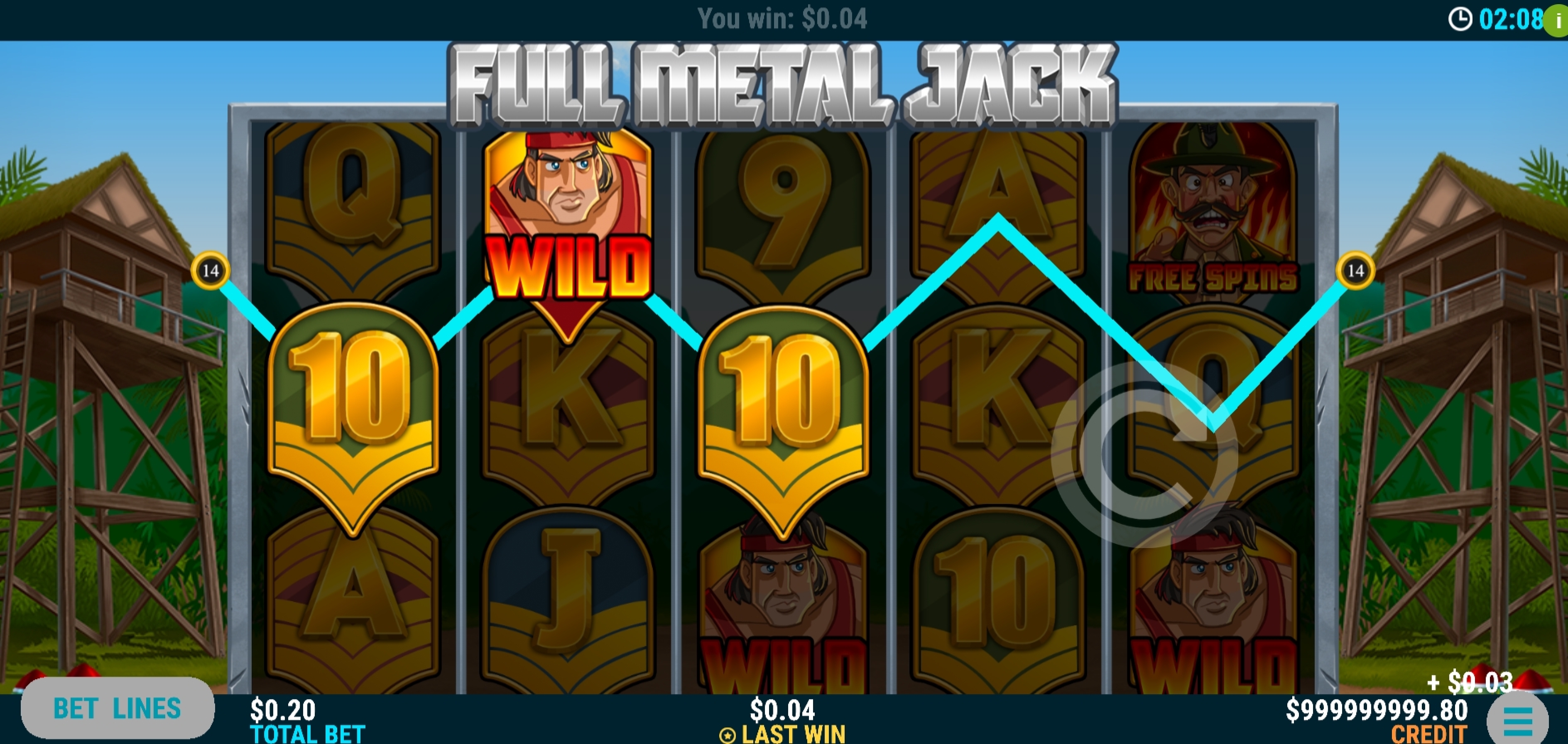 Win Money in Full Metal Jack Free Slot Game by Slot Factory