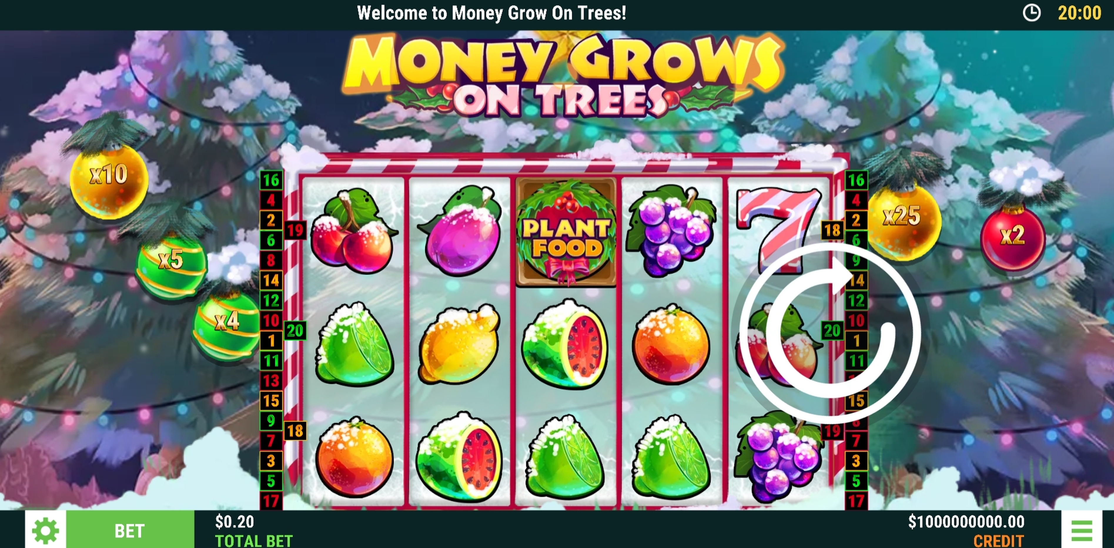 Reels in Money Grows on Trees Christmas Edition Slot Game by Slot Factory