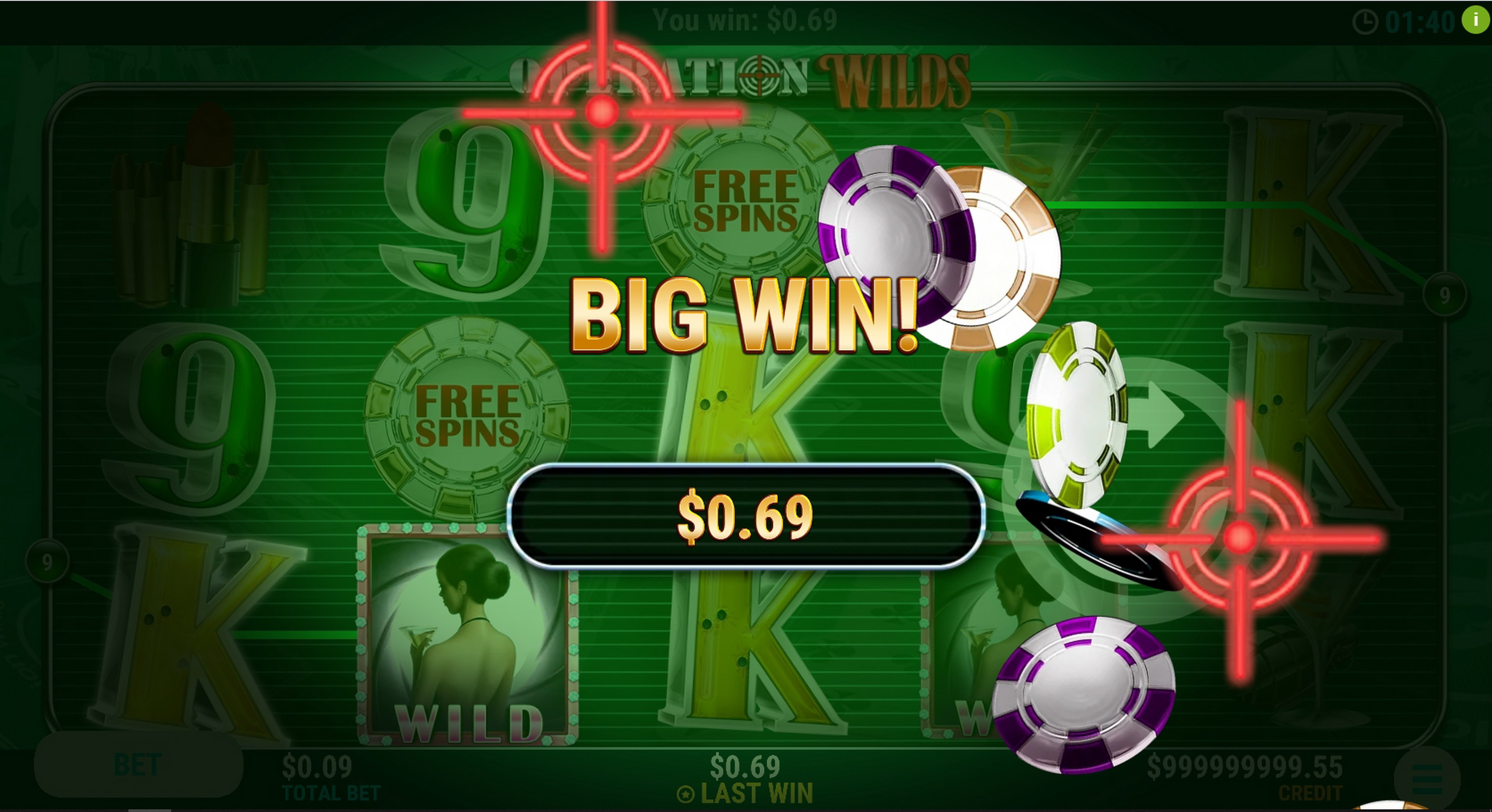 Win Money in Operation Wilds Free Slot Game by Slot Factory