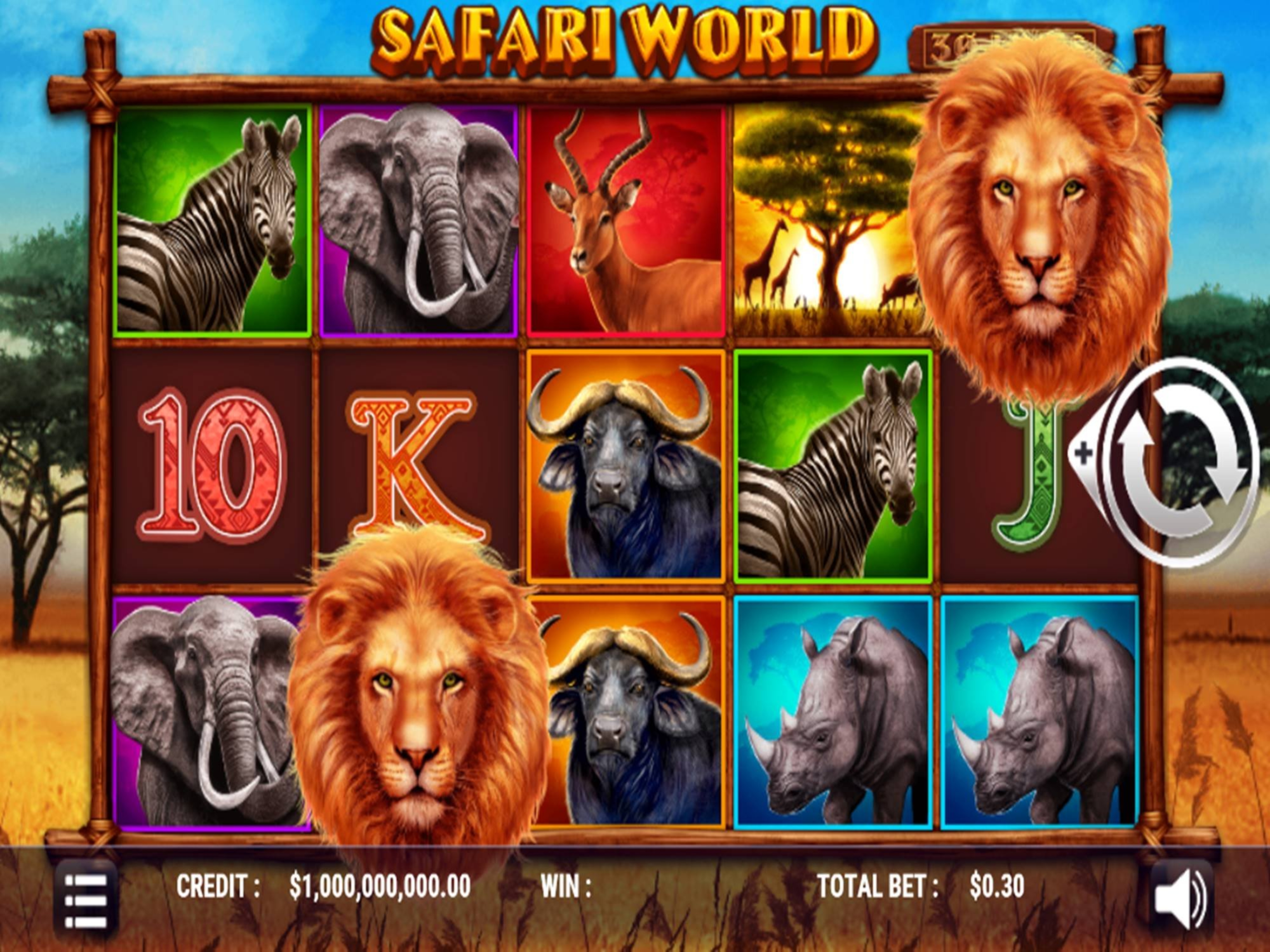 The Safari World Online Slot Demo Game by Slot Factory