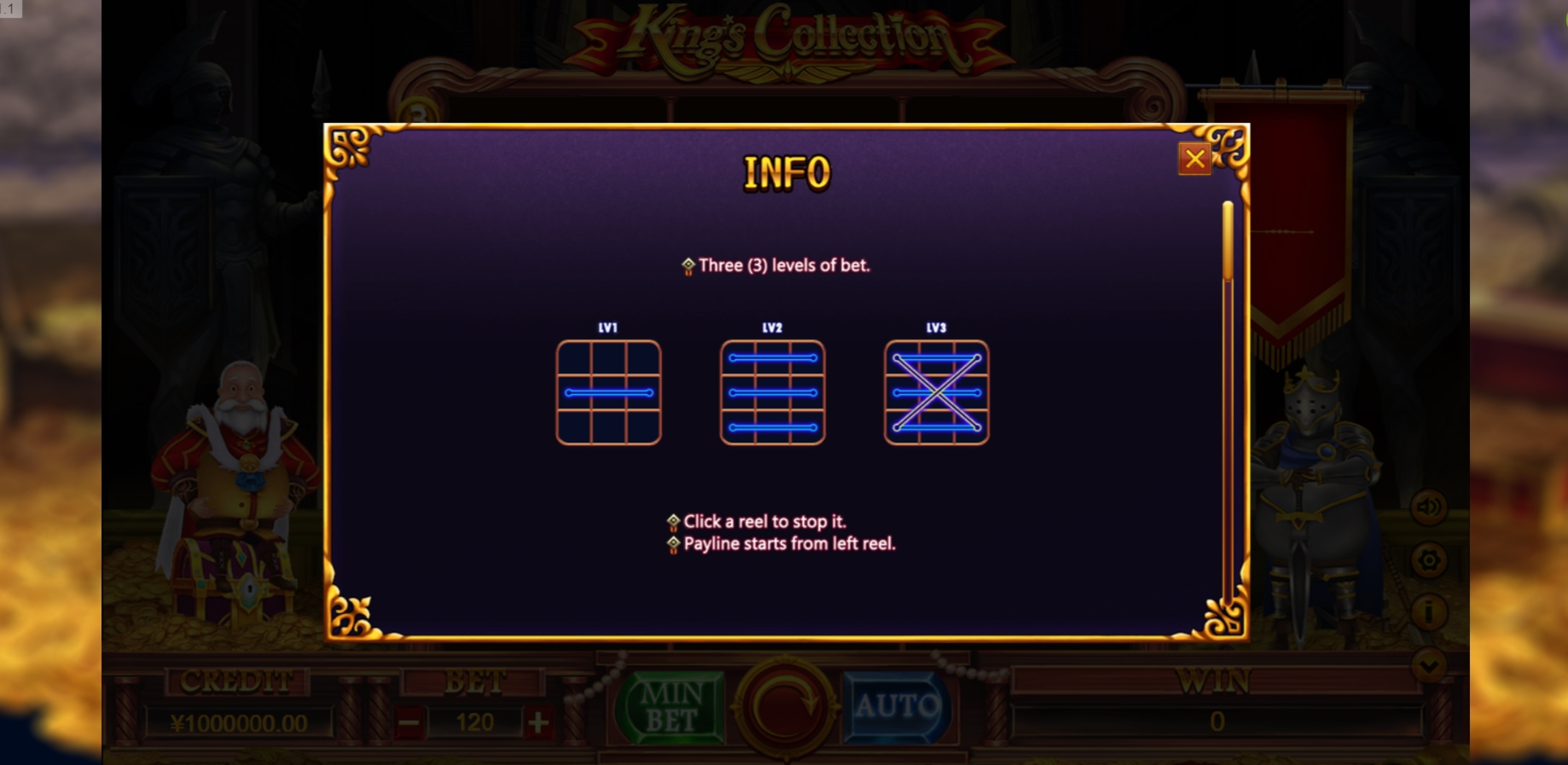 Info of King Collection Slot Game by TIDY
