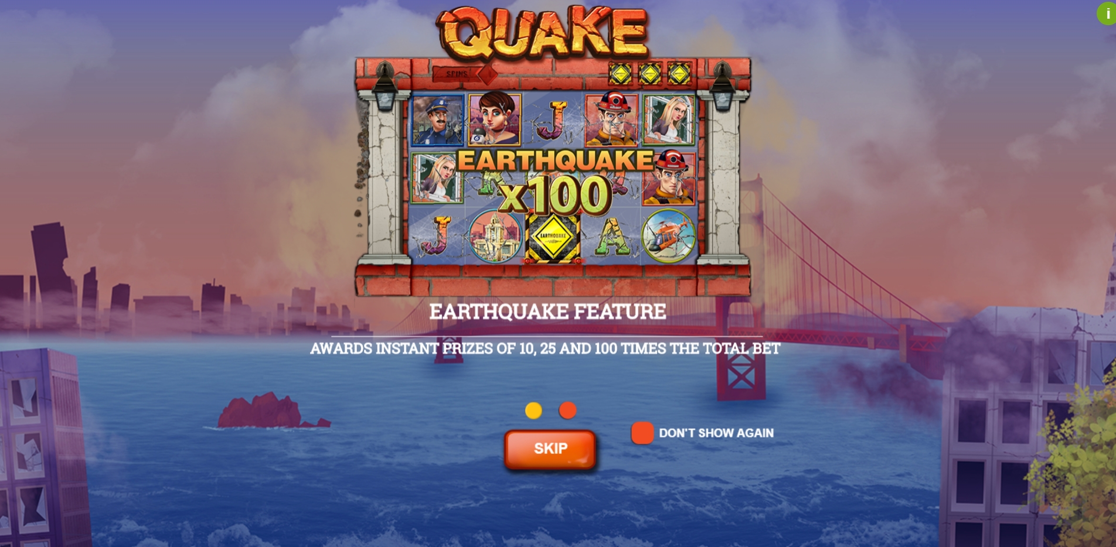 Play Quake Free Casino Slot Game by Vibra Gaming