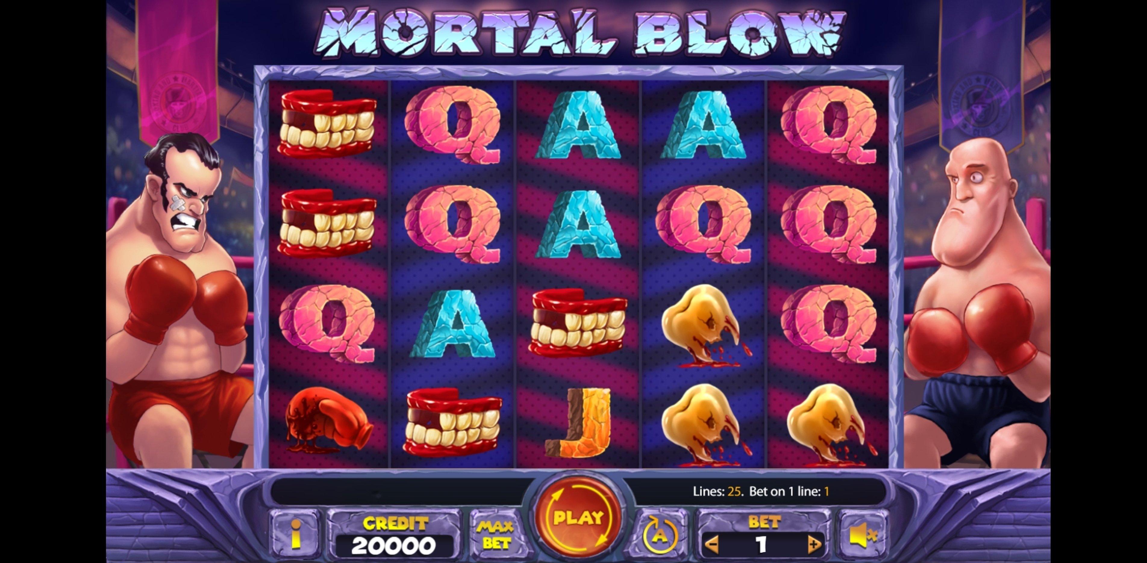 Reels in Mortal Blow Slot Game by X Card