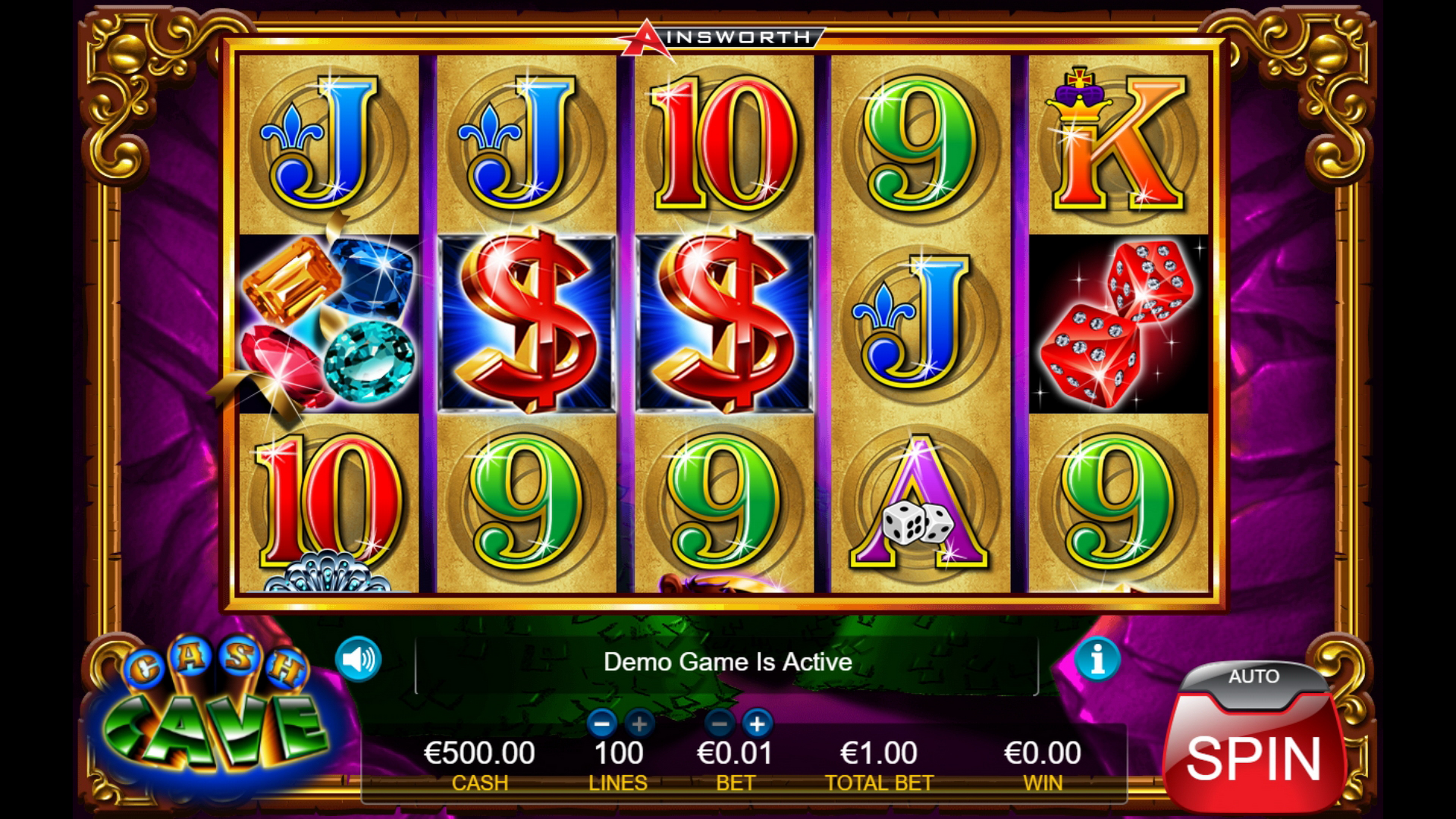 Reels in Cash Cave Slot Game by Ainsworth Gaming Technology