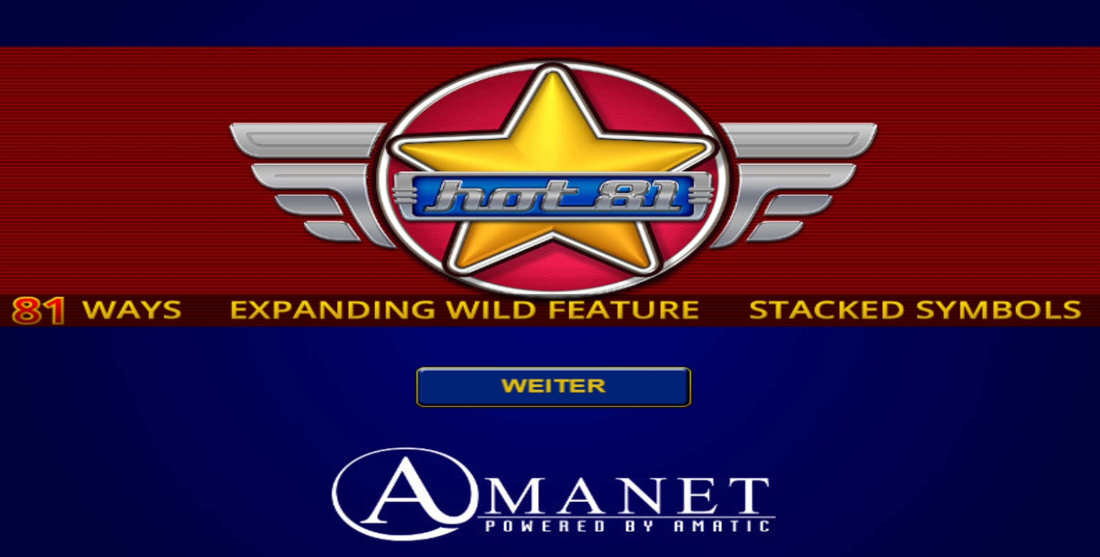 Play Hot 81 Free Casino Slot Game by Amatic Industries