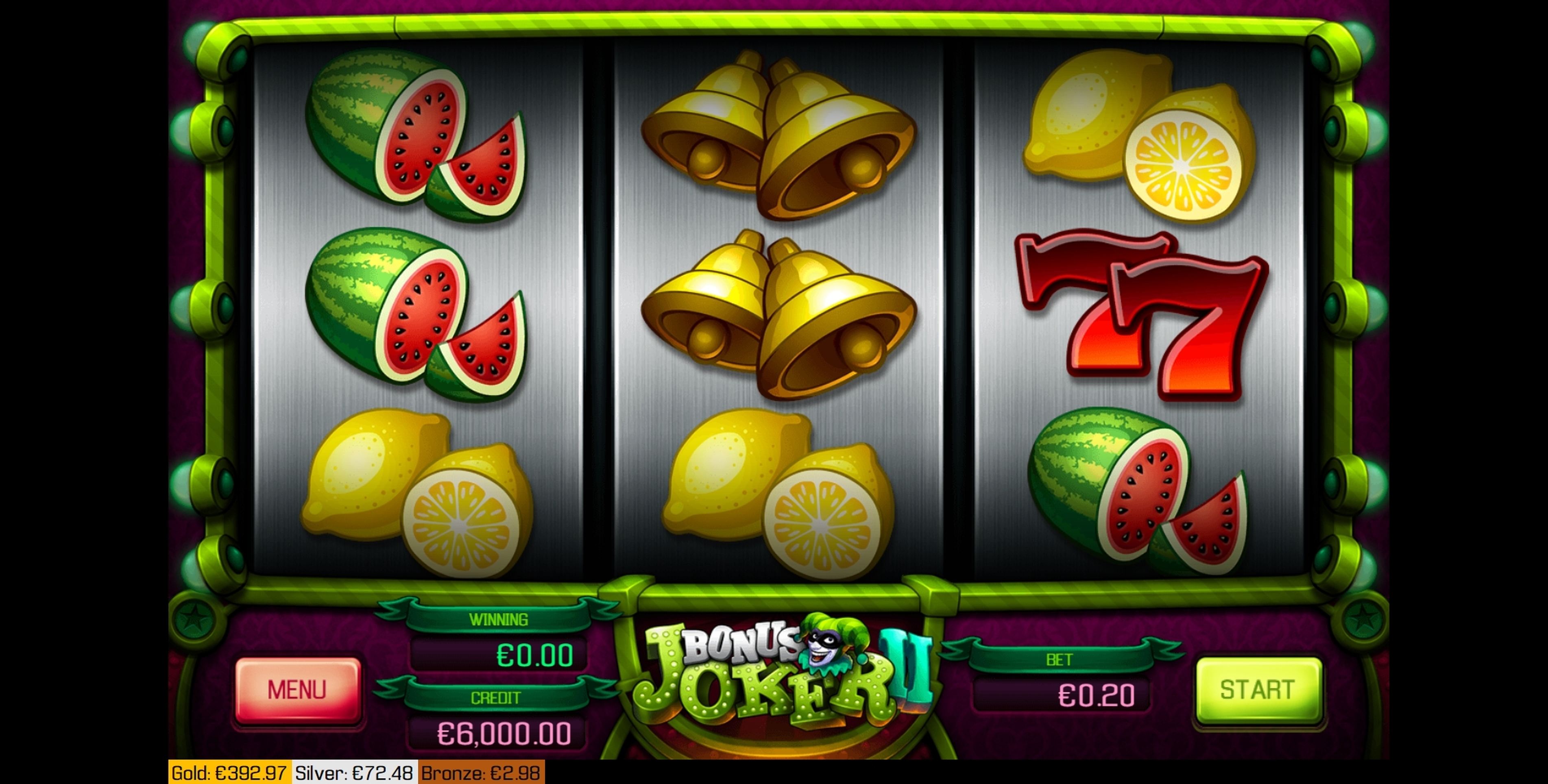 Bonus Joker 2 demo play, Slot Machine Online by Apollo