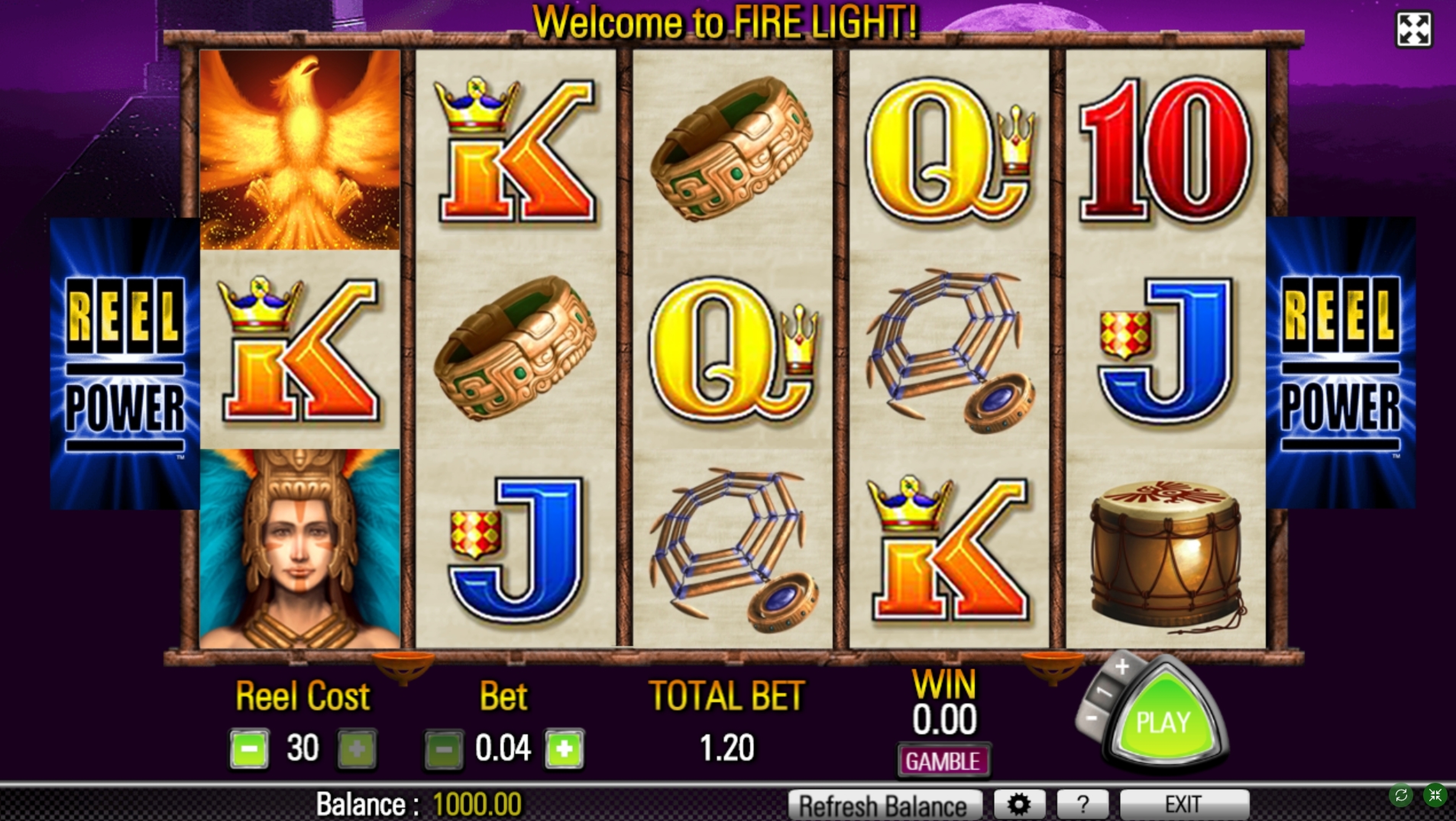 Firelight No Download Slot Game