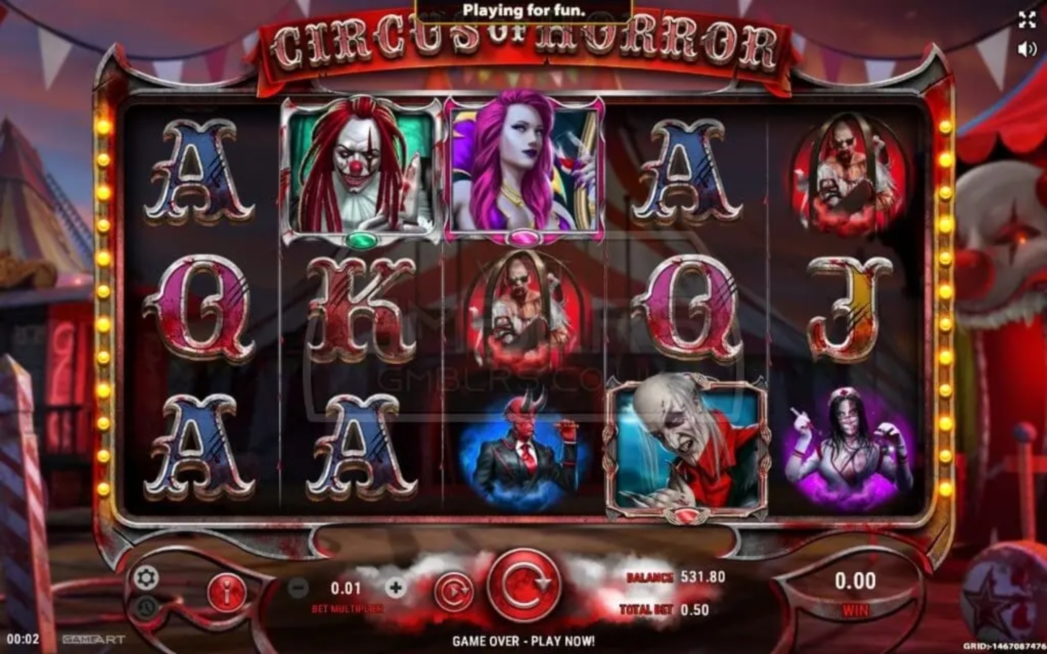 The Circus Show Online Slot Demo Game by Aspect Gaming