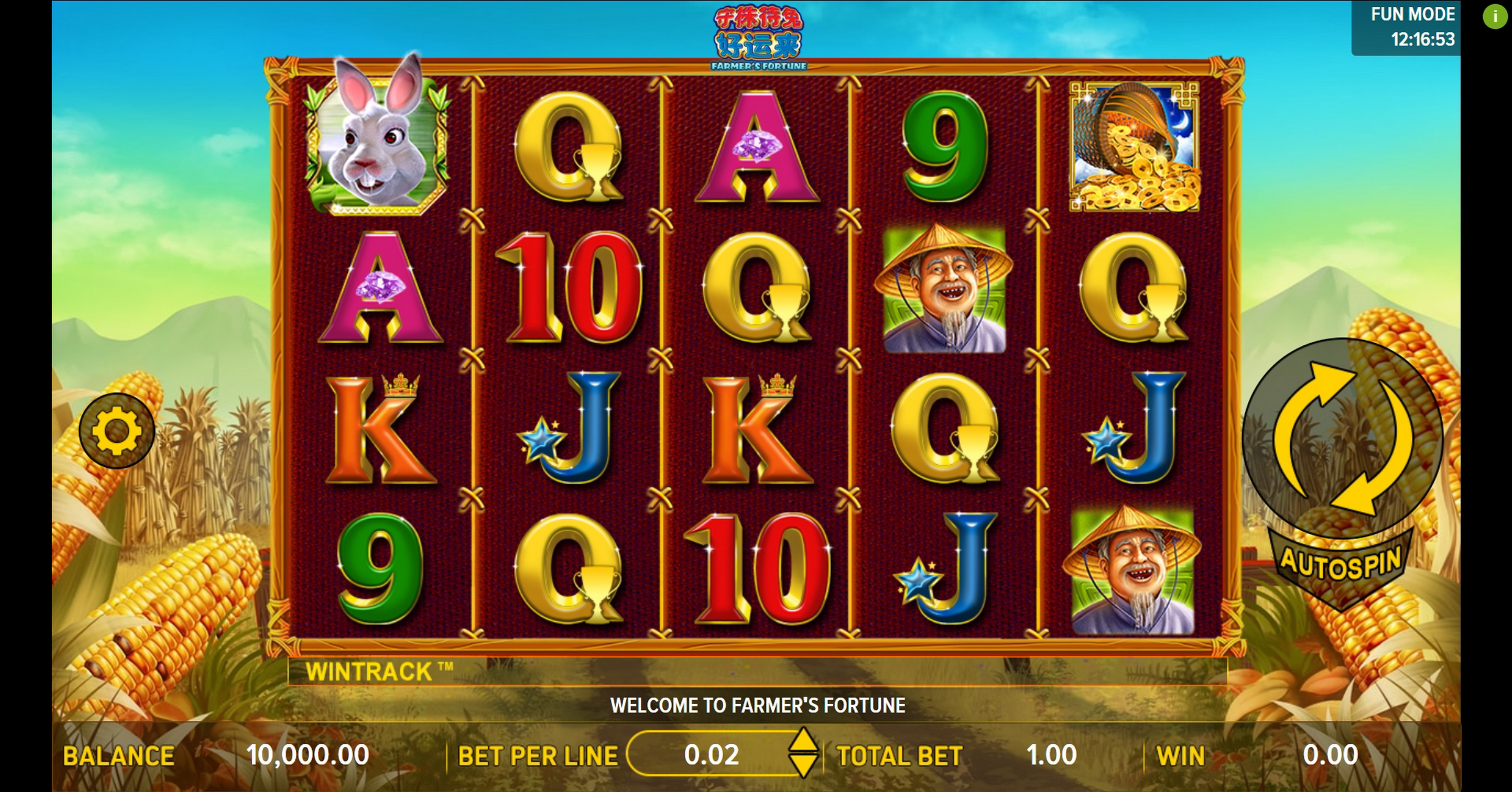Reels in Farmers Fortune Slot Game by Aspect Gaming