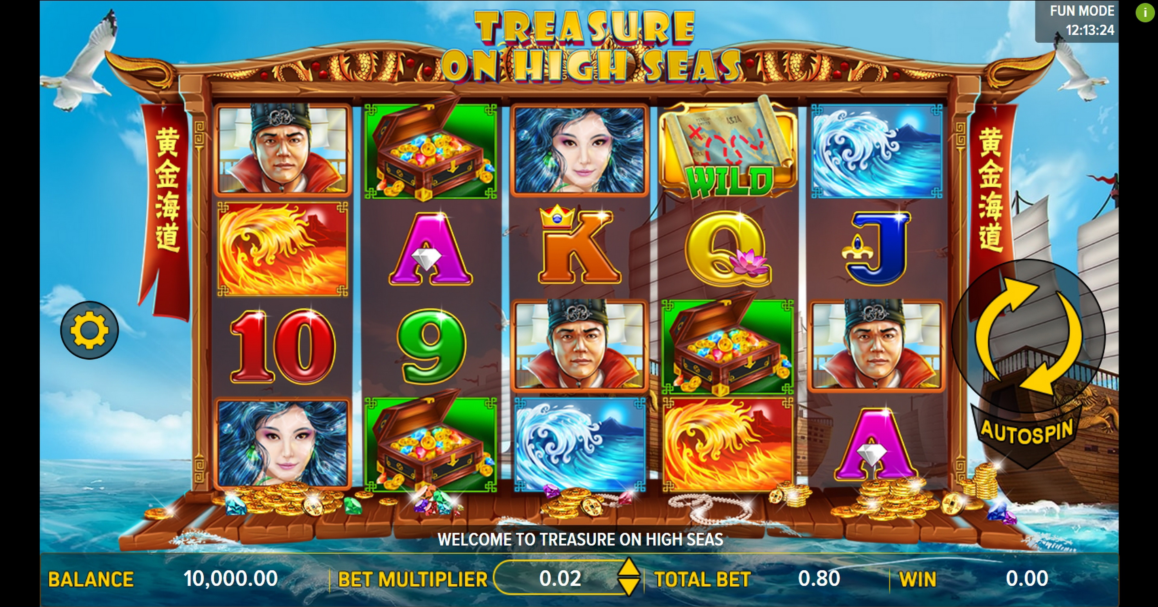 Reels in Treasure on High Seas Slot Game by Aspect Gaming
