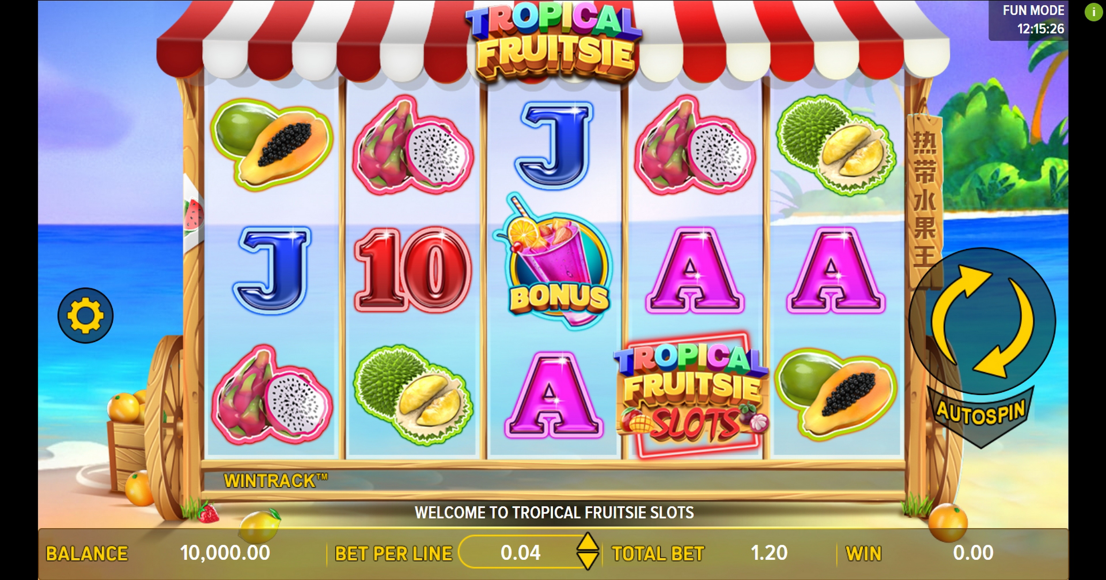 Reels in Tropical Fruitsie Slots Slot Game by Aspect Gaming