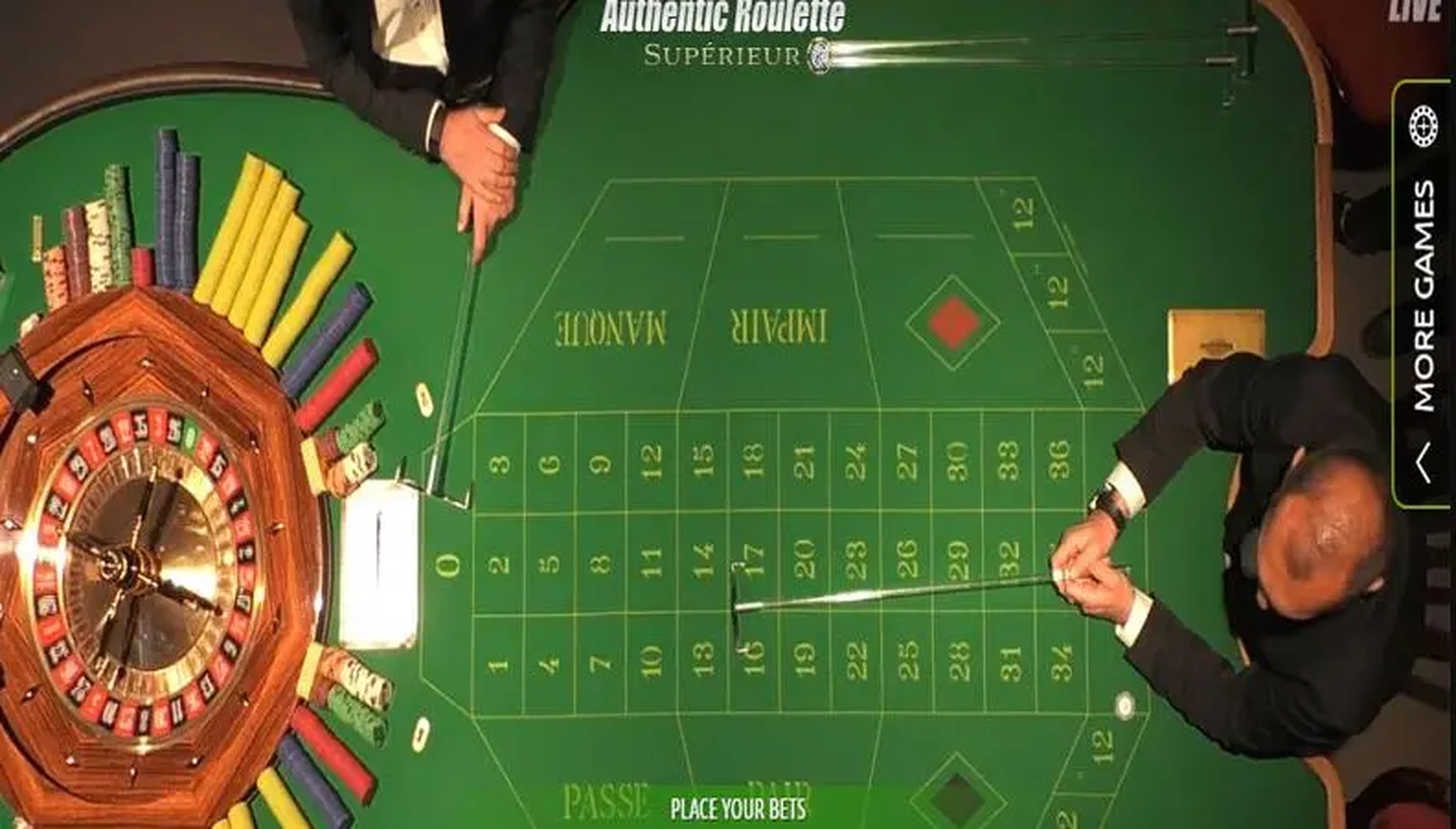 The Roulette Professional Live Casino Online Slot Demo Game by Authentic Gaming