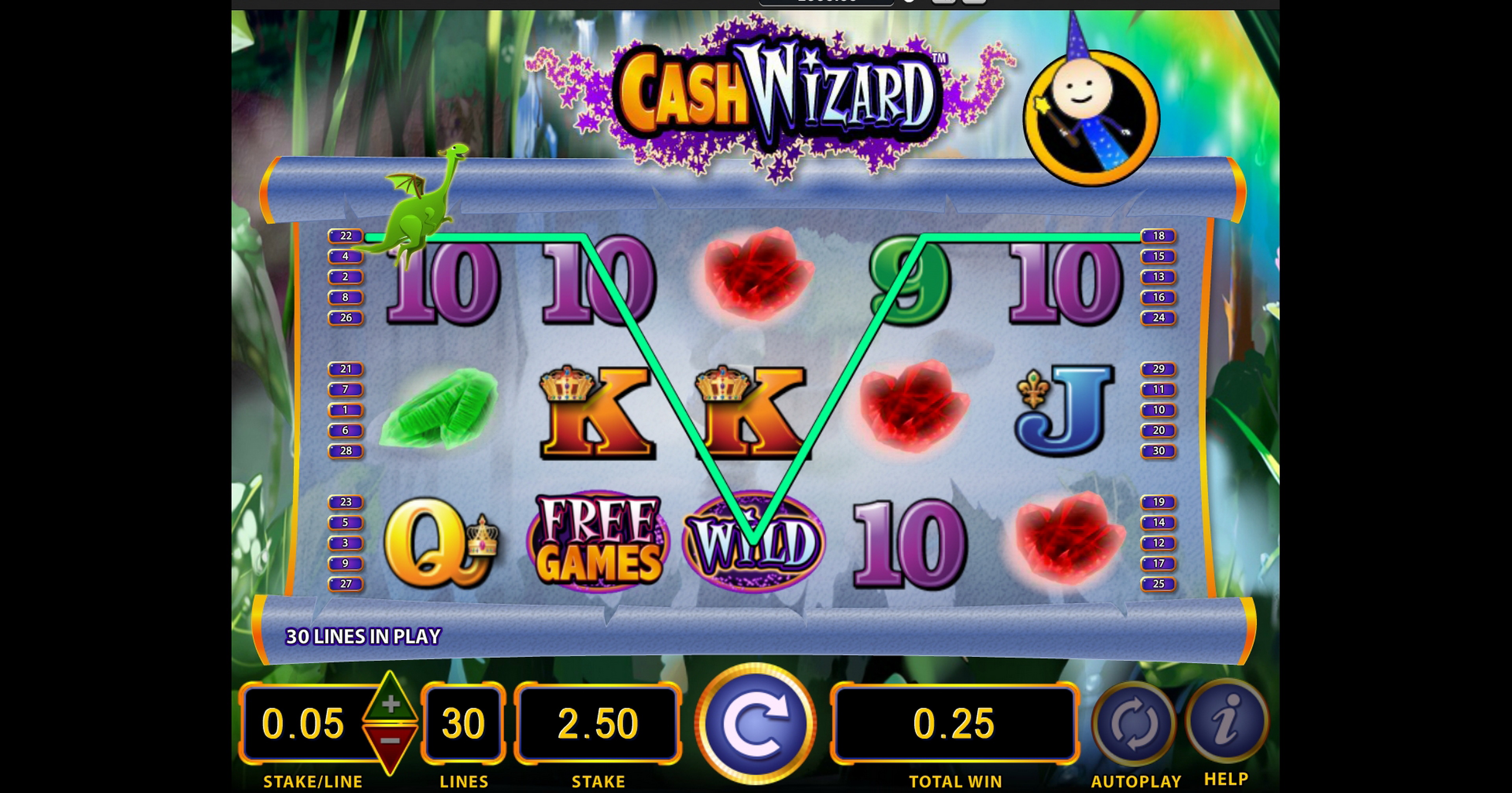 cash wizard slot machine online free play