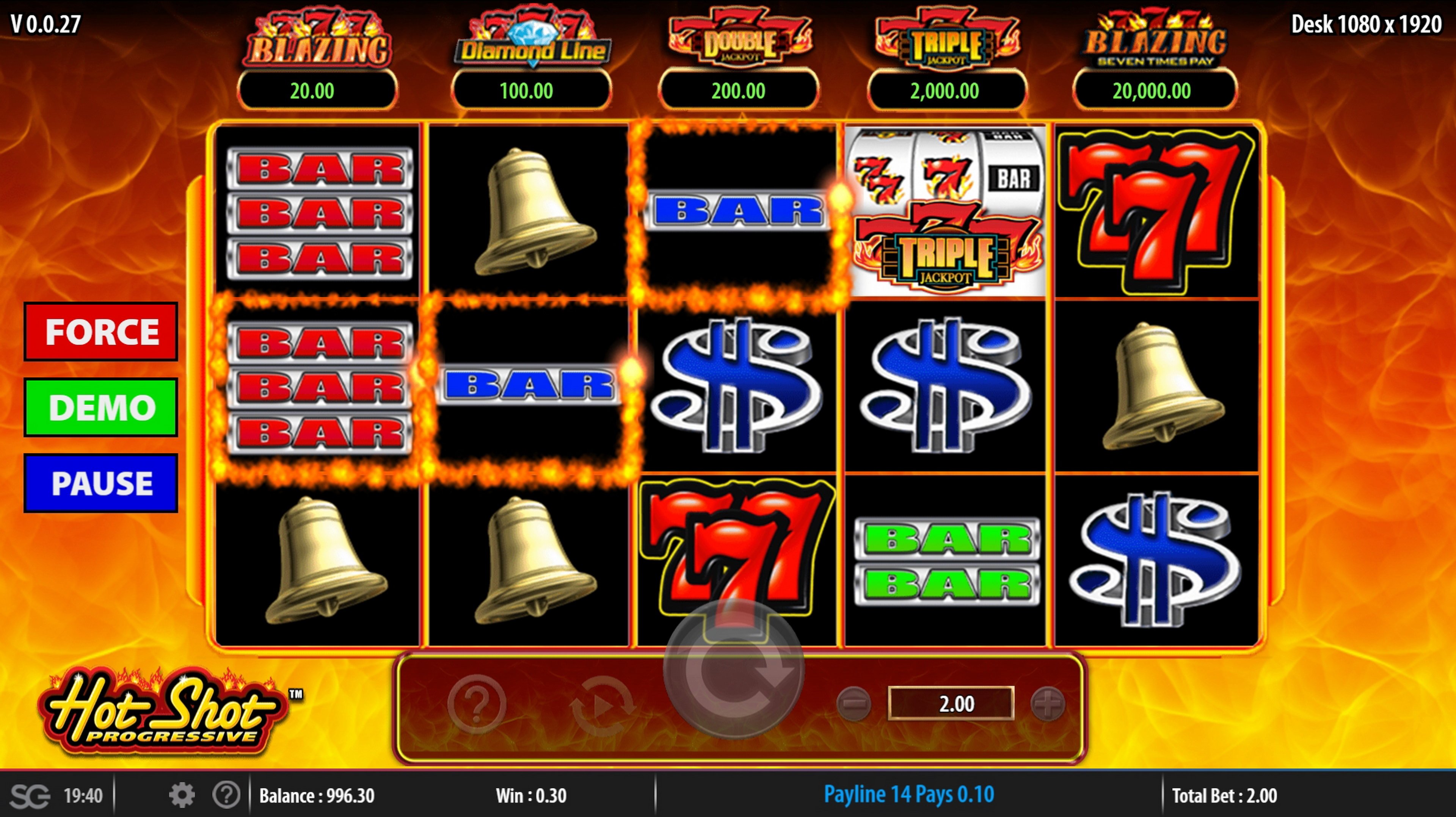 Hot Shot Progressive Slot Machine!!! Max Bet!!! Do I Win Any Progressive Jackpots???