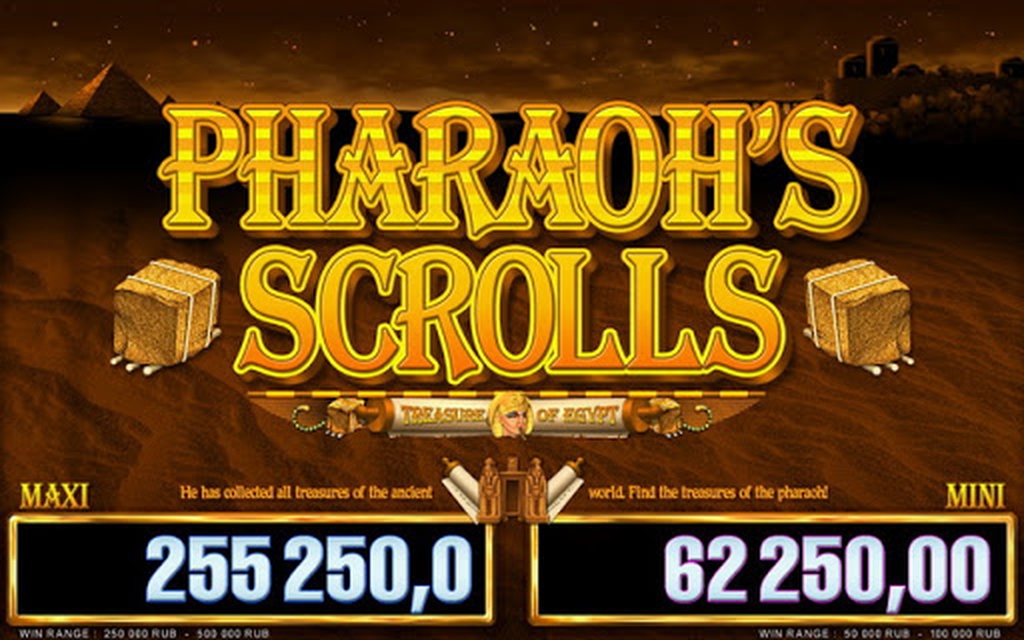 The Pharaohs Scrolls Luxe Online Slot Demo Game by Belatra Games