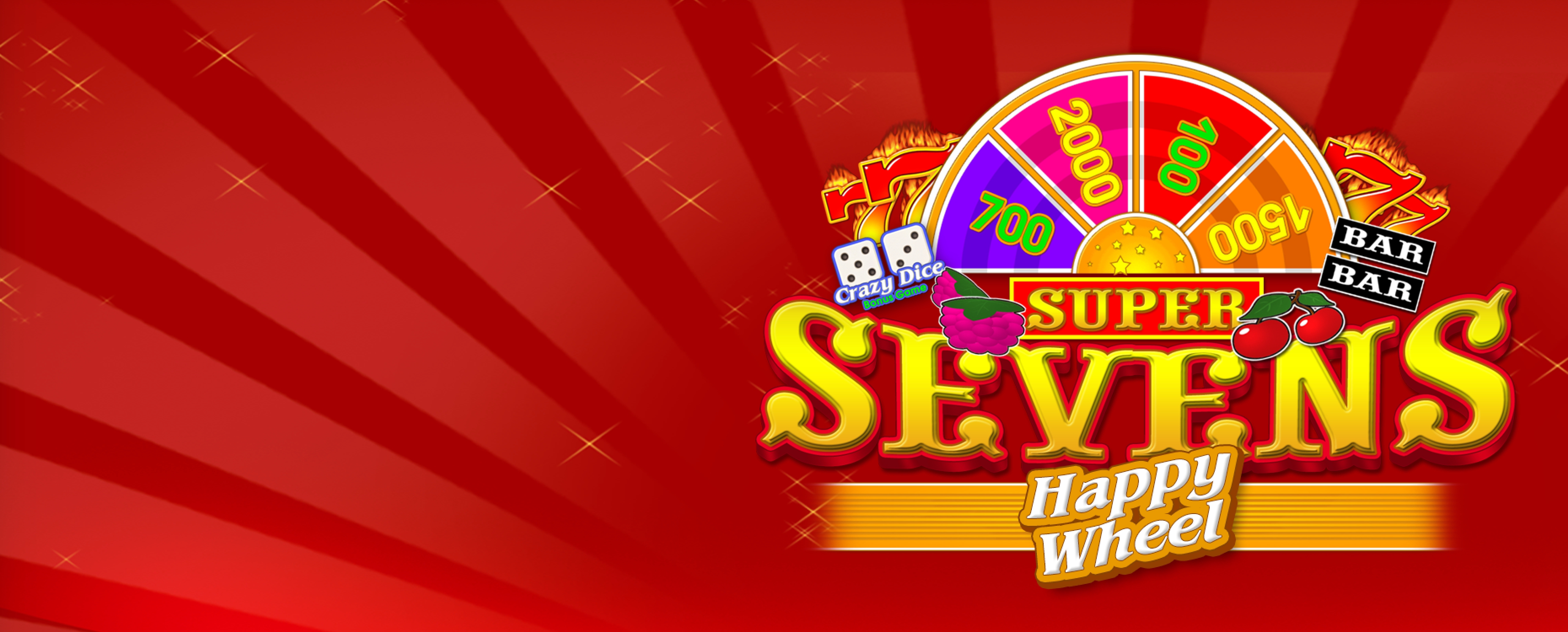Reels in Super Sevens Happy Wheel Slot Game by Belatra Games