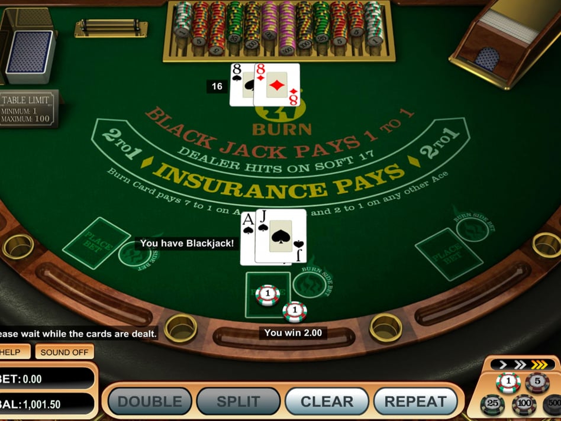 21 Burn Blackjack (Betsoft) Online Slot Demo Game by Betsoft
