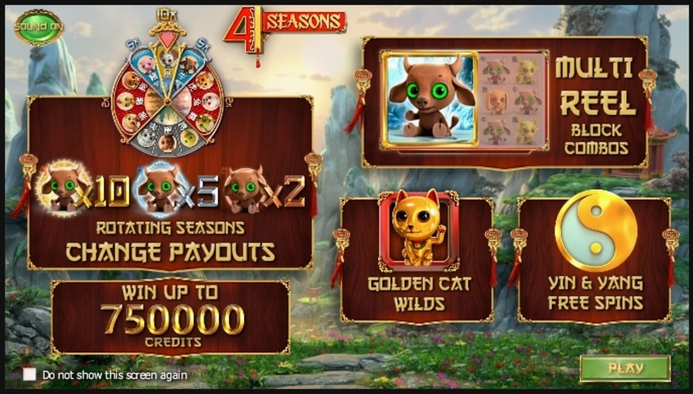 Play 4 Seasons Free Casino Slot Game by Betsoft