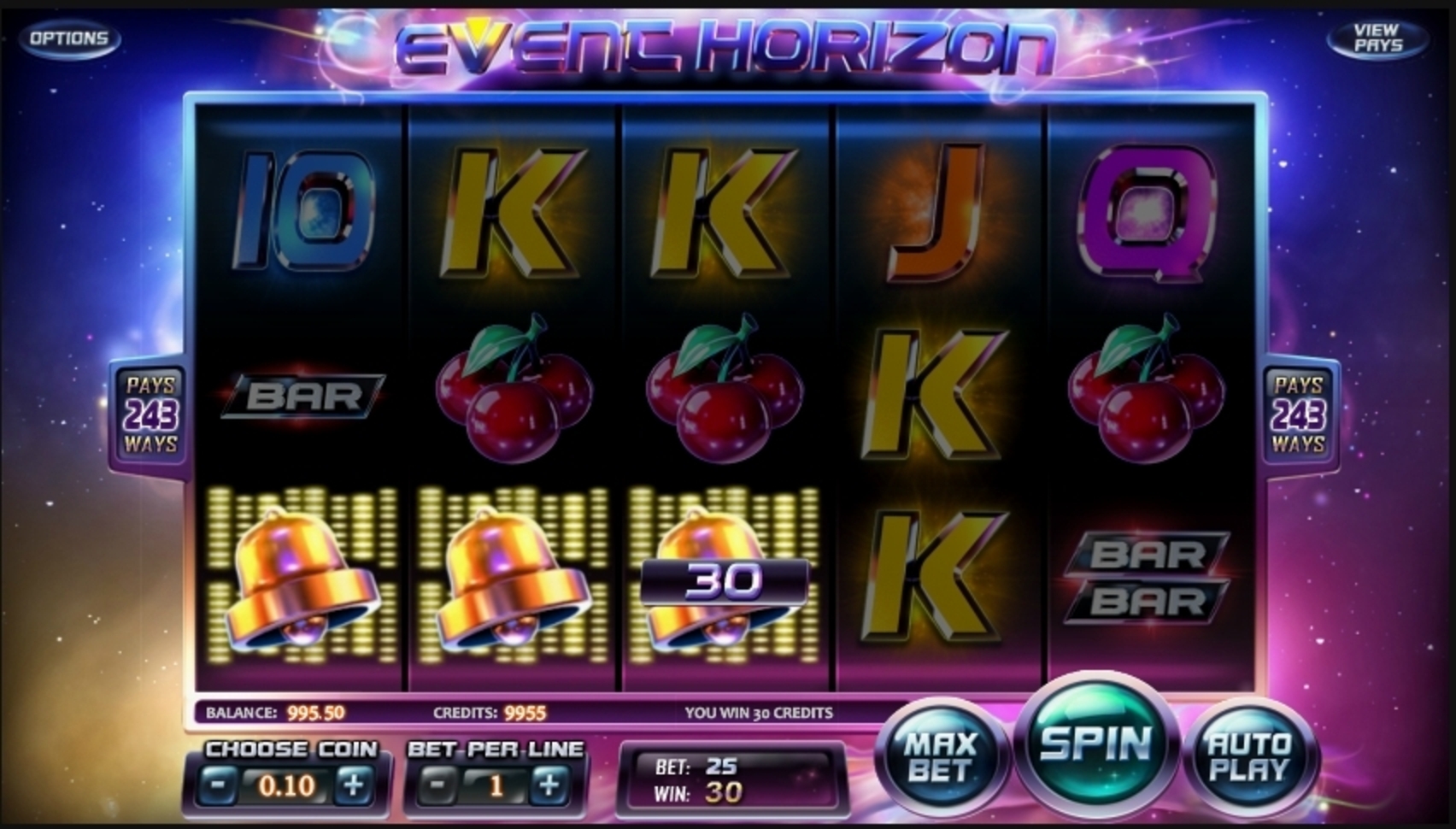 Event Horizon Slot Machine