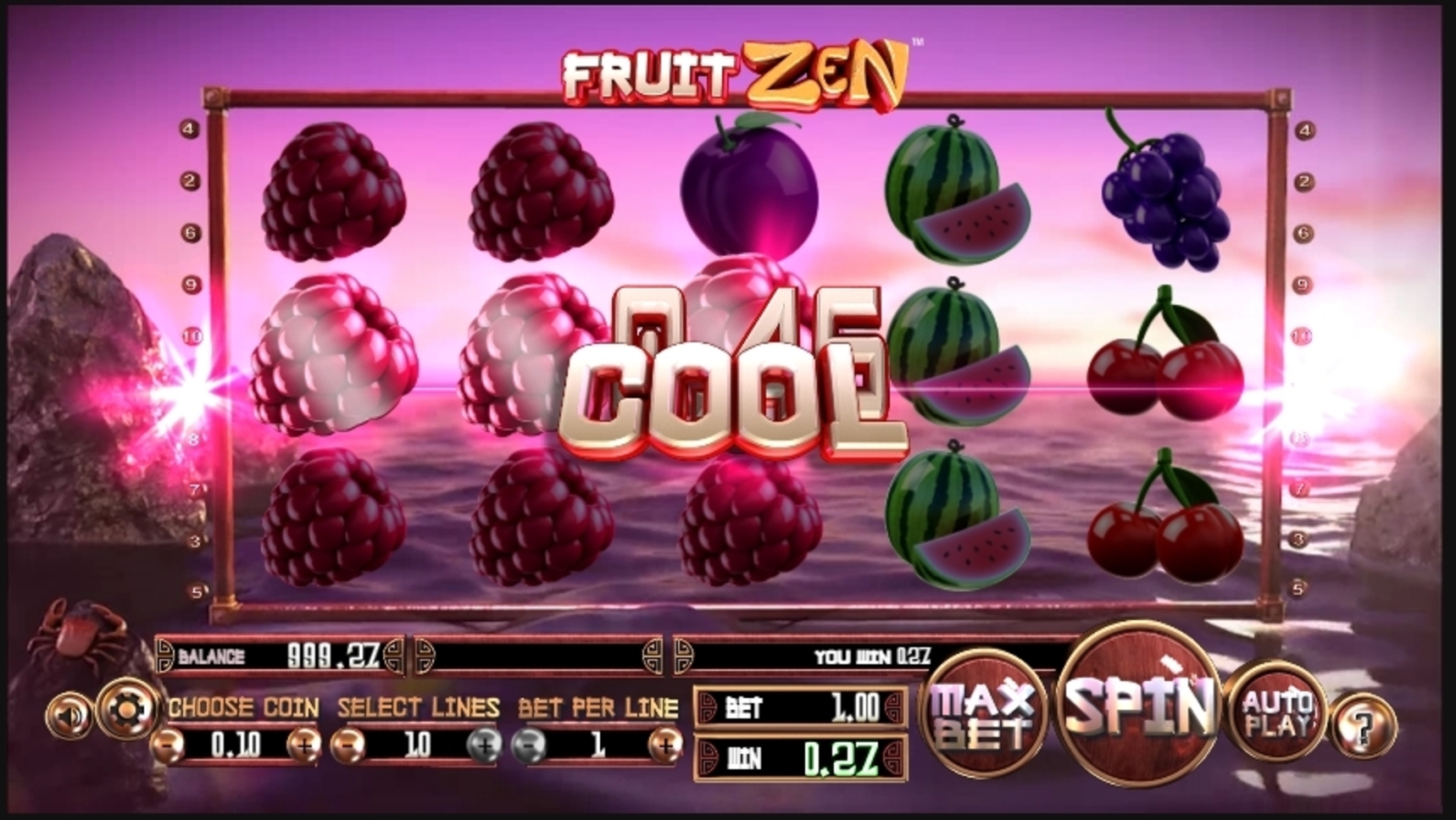 Win Money in Fruit Zen Free Slot Game by Betsoft