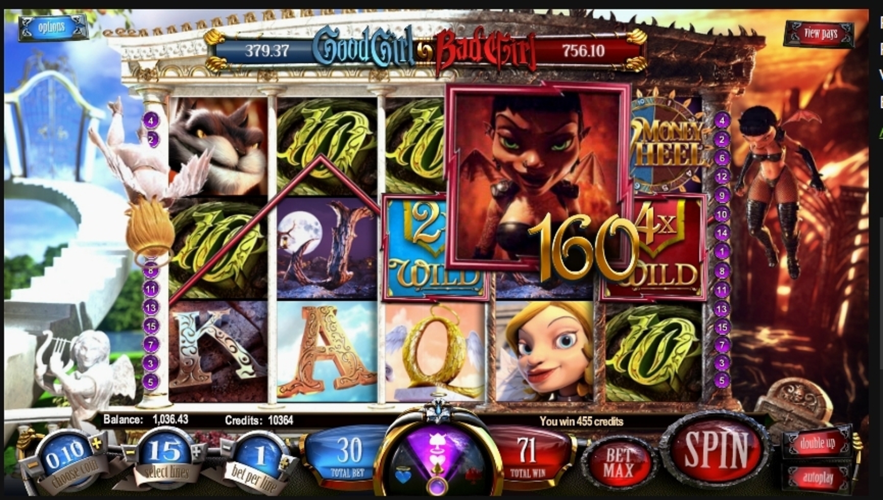 Win Money in Good Girl Bad Girl Free Slot Game by Betsoft
